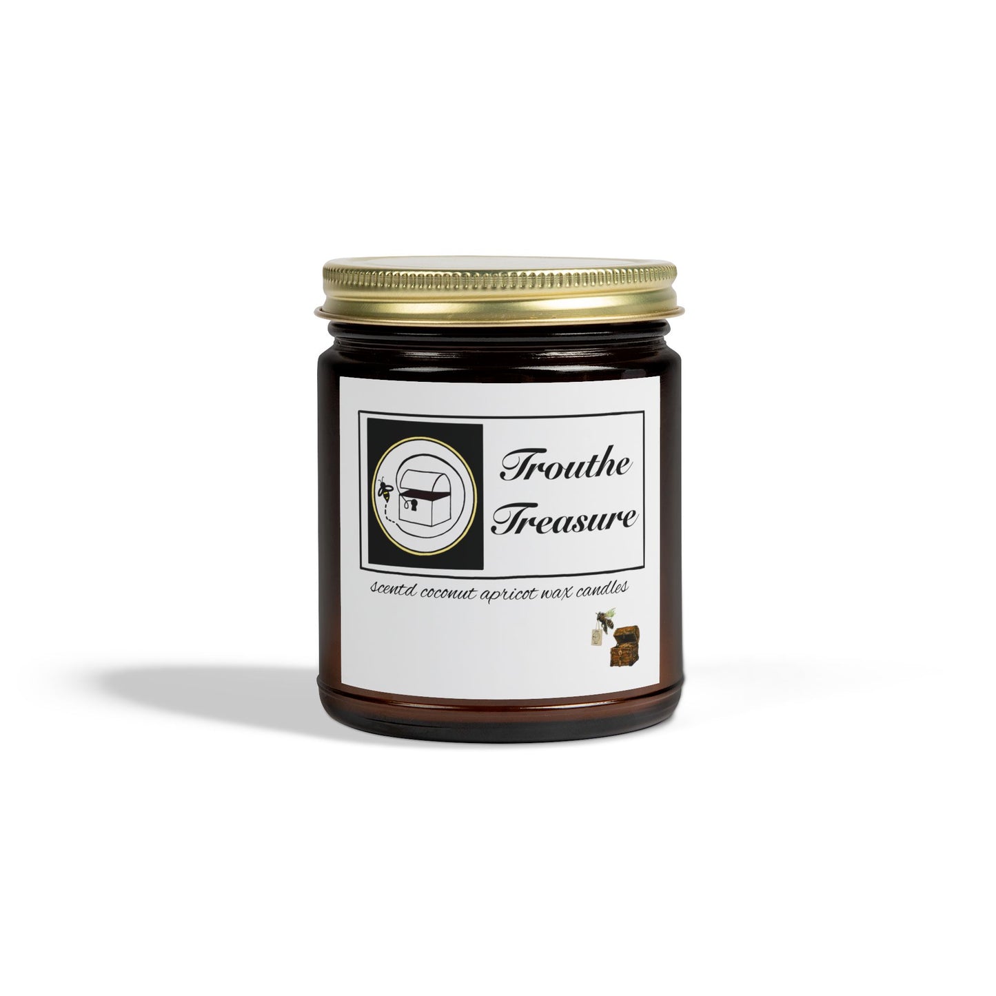 Scented Candles, Coconut Apricot Wax (4oz, 9oz)
