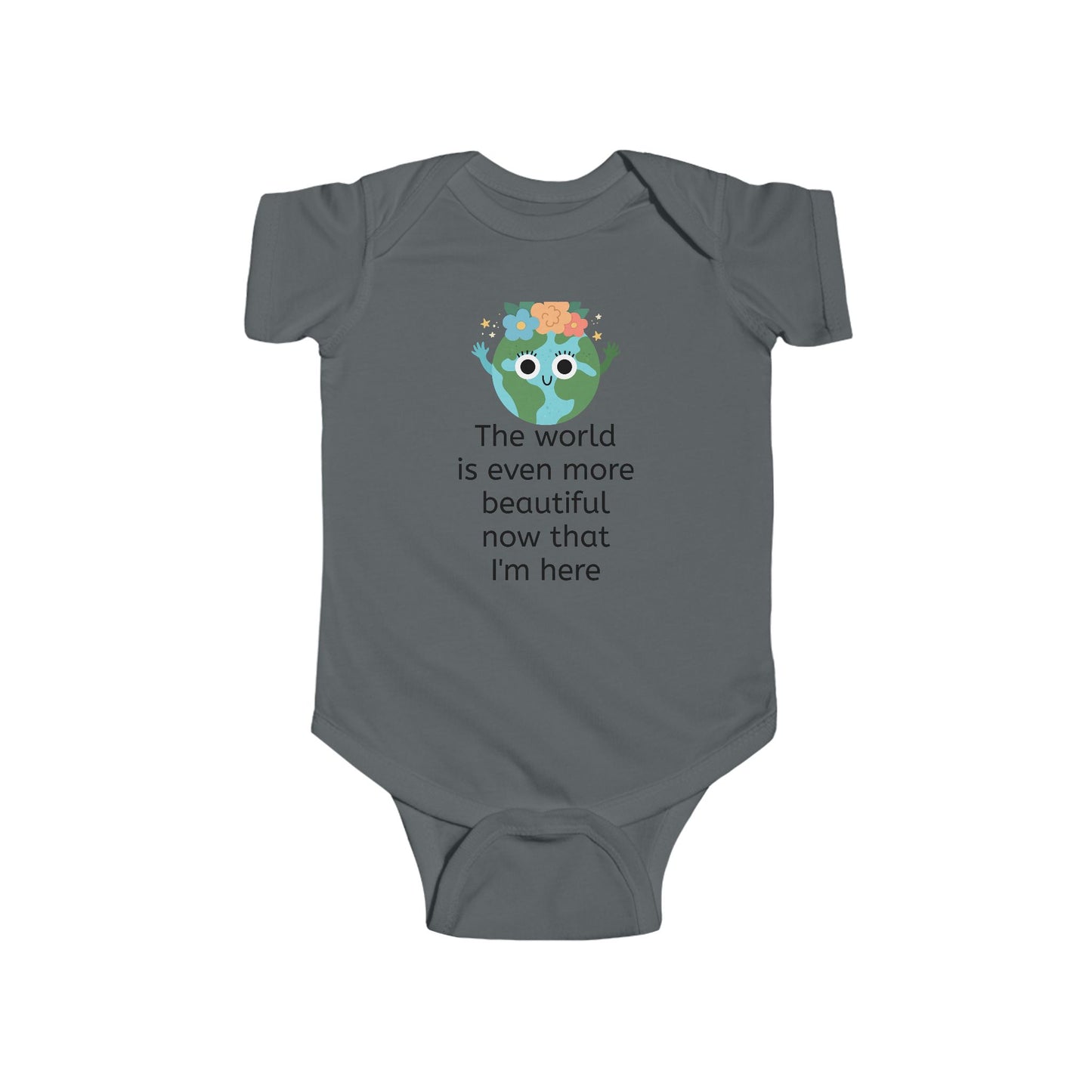 Beautiful world - Infant Fine Jersey Bodysuit