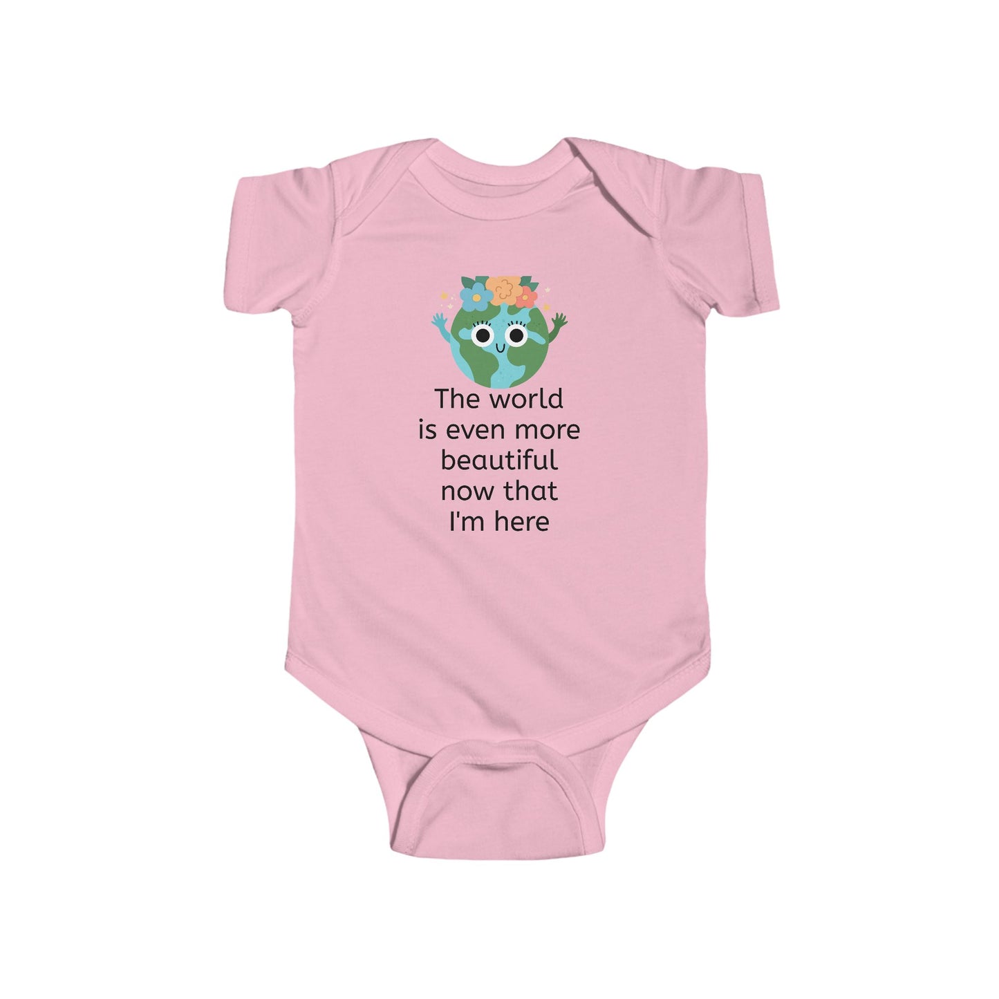 Beautiful world - Infant Fine Jersey Bodysuit