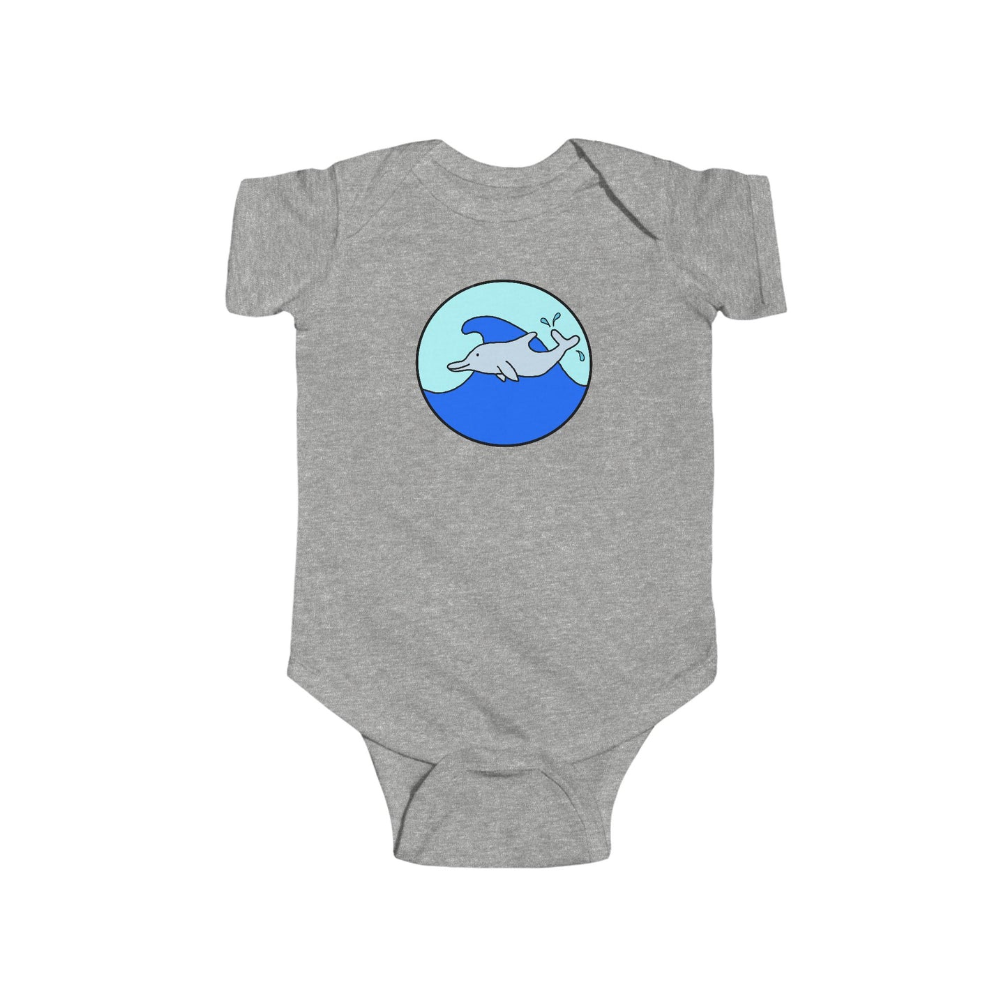 Dolphin - Infant Fine Jersey Bodysuit