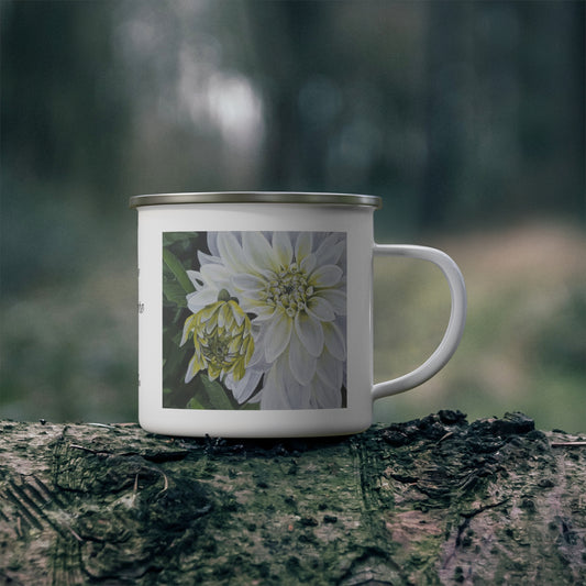 Dahlia - Enamel Camping Mug
