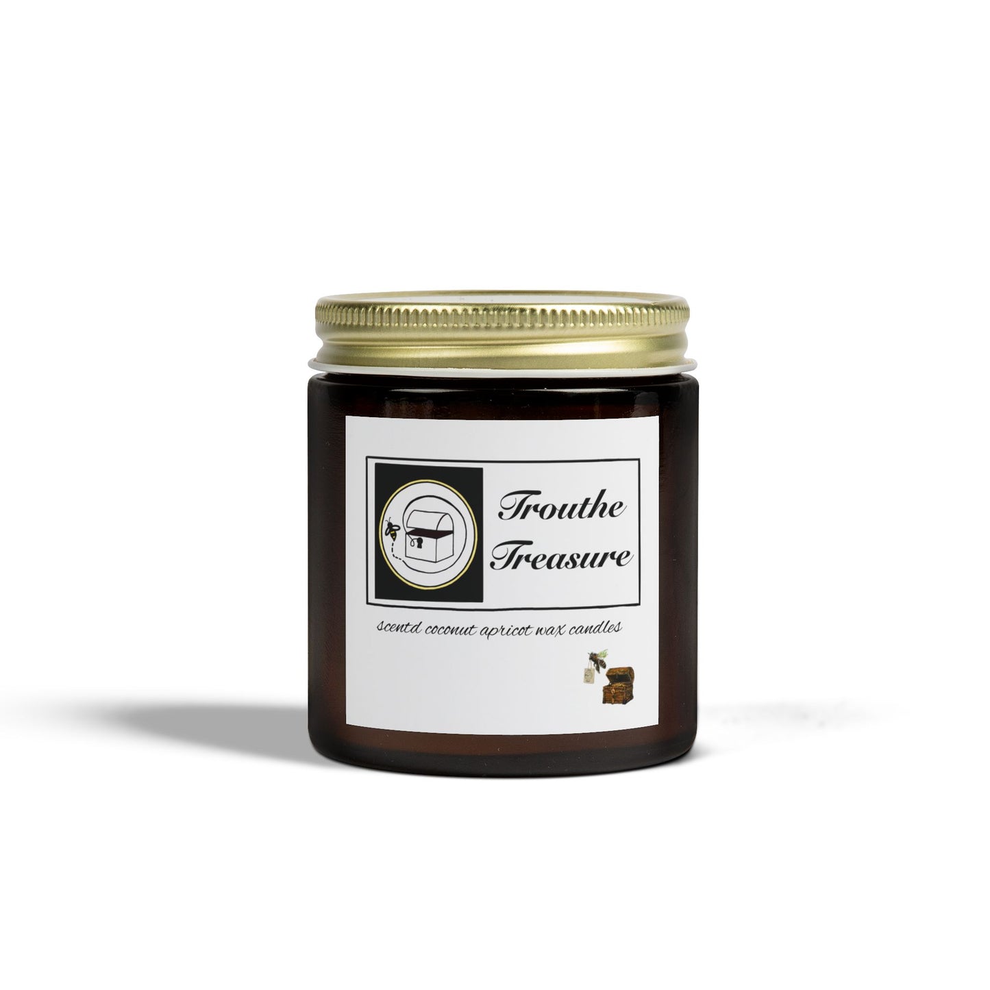 Scented Candles, Coconut Apricot Wax (4oz, 9oz)