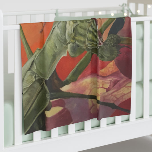 Praying mantis - Baby Swaddle Blanket