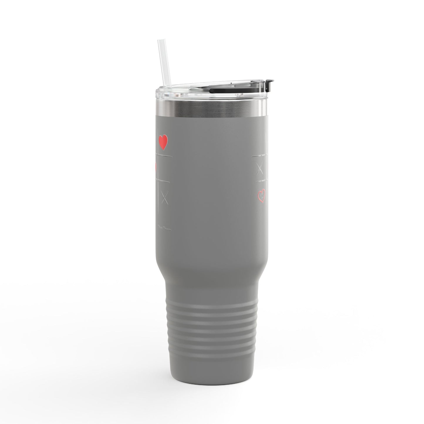 Heartfelt Insulated Travel Mug - 40oz, Perfect for Love & Friendship