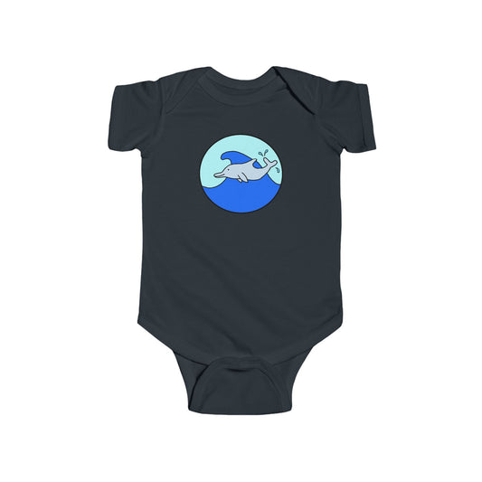 Dolphin -  Infant Fine Jersey Bodysuit