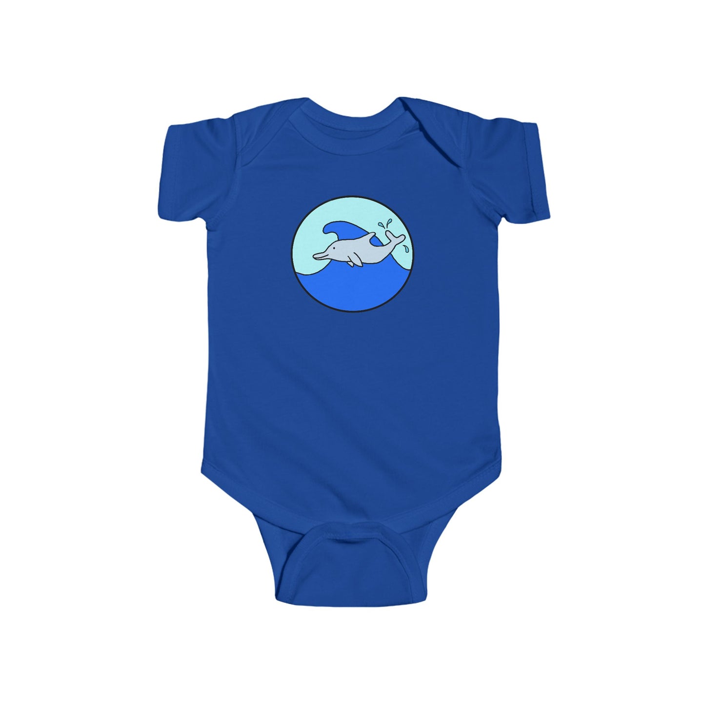 Dolphin - Infant Fine Jersey Bodysuit
