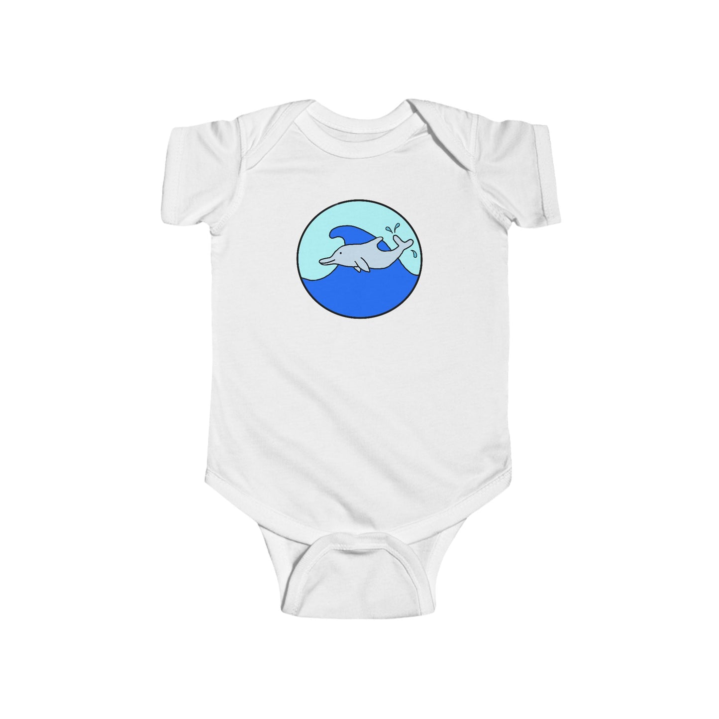 Dolphin - Infant Fine Jersey Bodysuit