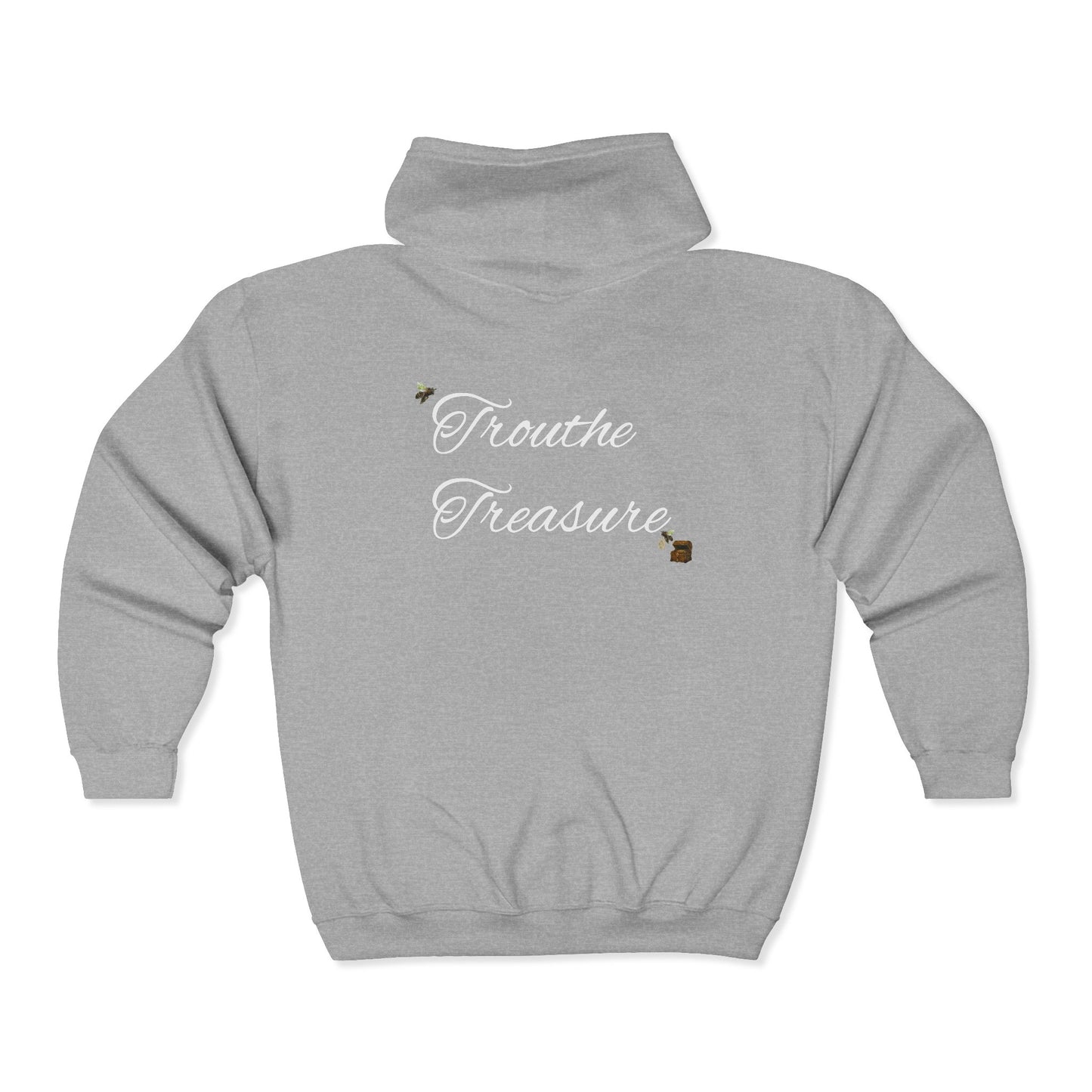Trouthe Treasure - Unisex Heavy Blend™ Full Zip Hooded Sweatshirt