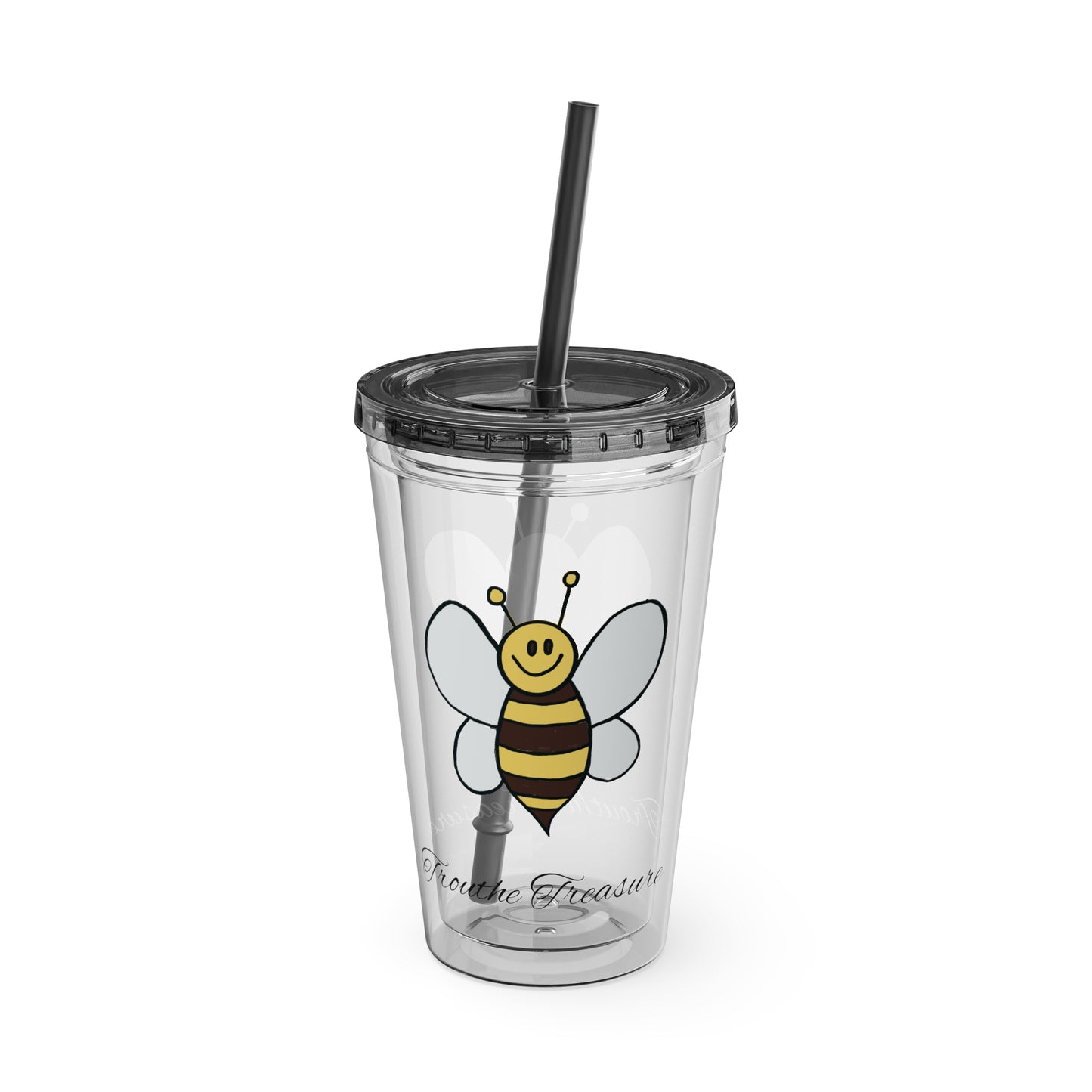 Bee - Sunsplash Tumbler with Straw, 16oz