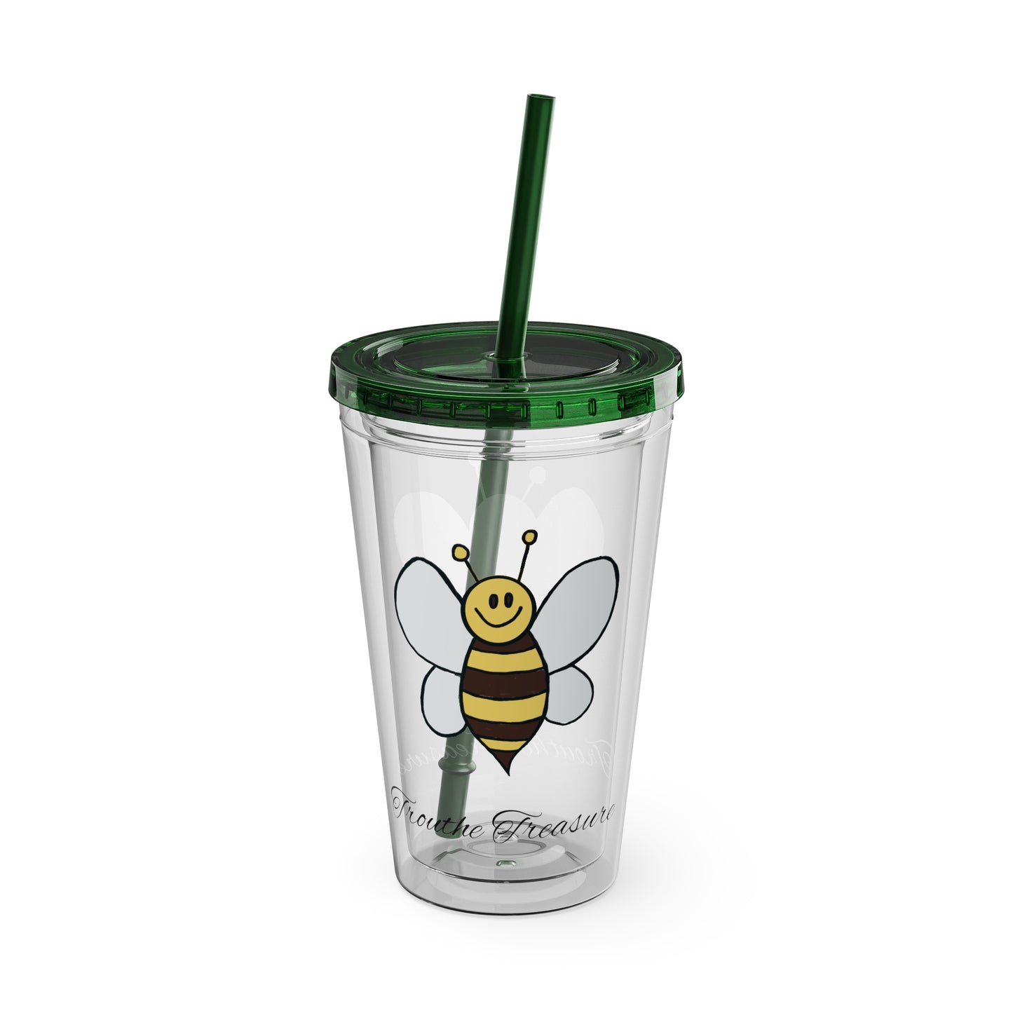 Bee - Sunsplash Tumbler with Straw, 16oz