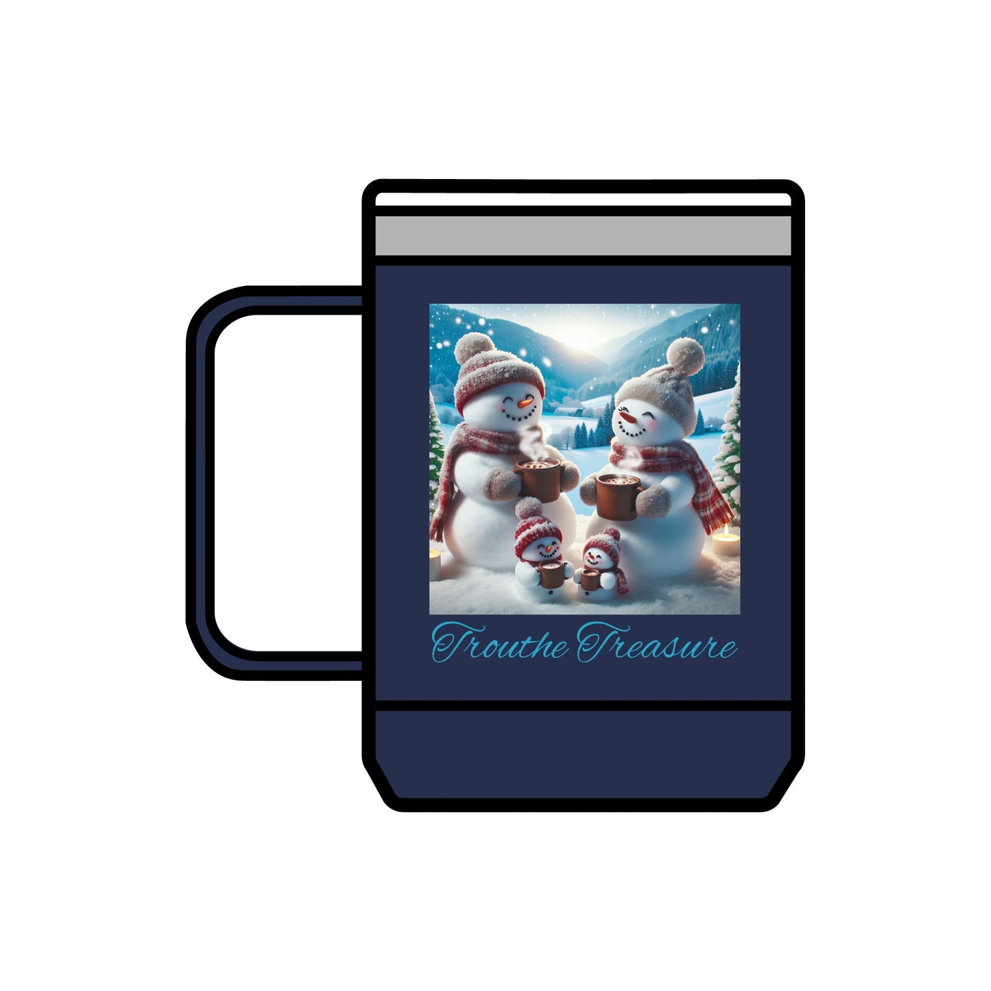 TT Snowman Family - Coffee Mug Tumbler, 15oz