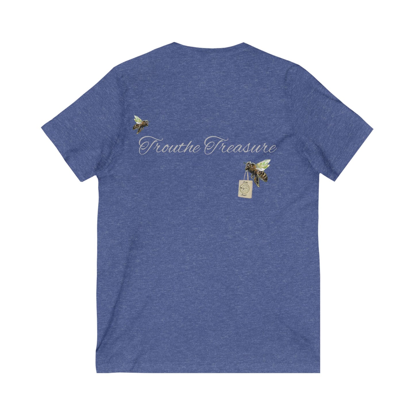 Trouthe Treasure - Unisex Jersey Short Sleeve V-Neck Tee