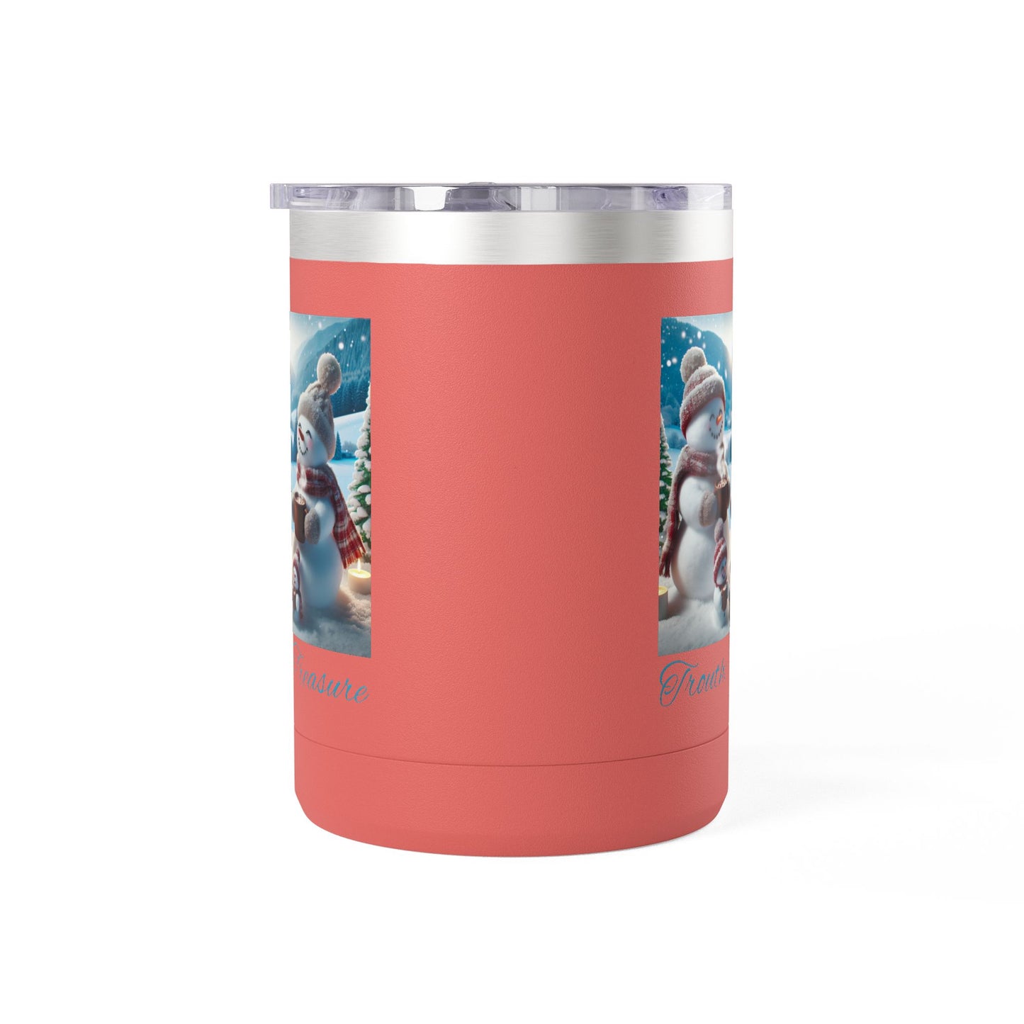 TT Snowman Family - Coffee Mug Tumbler, 15oz