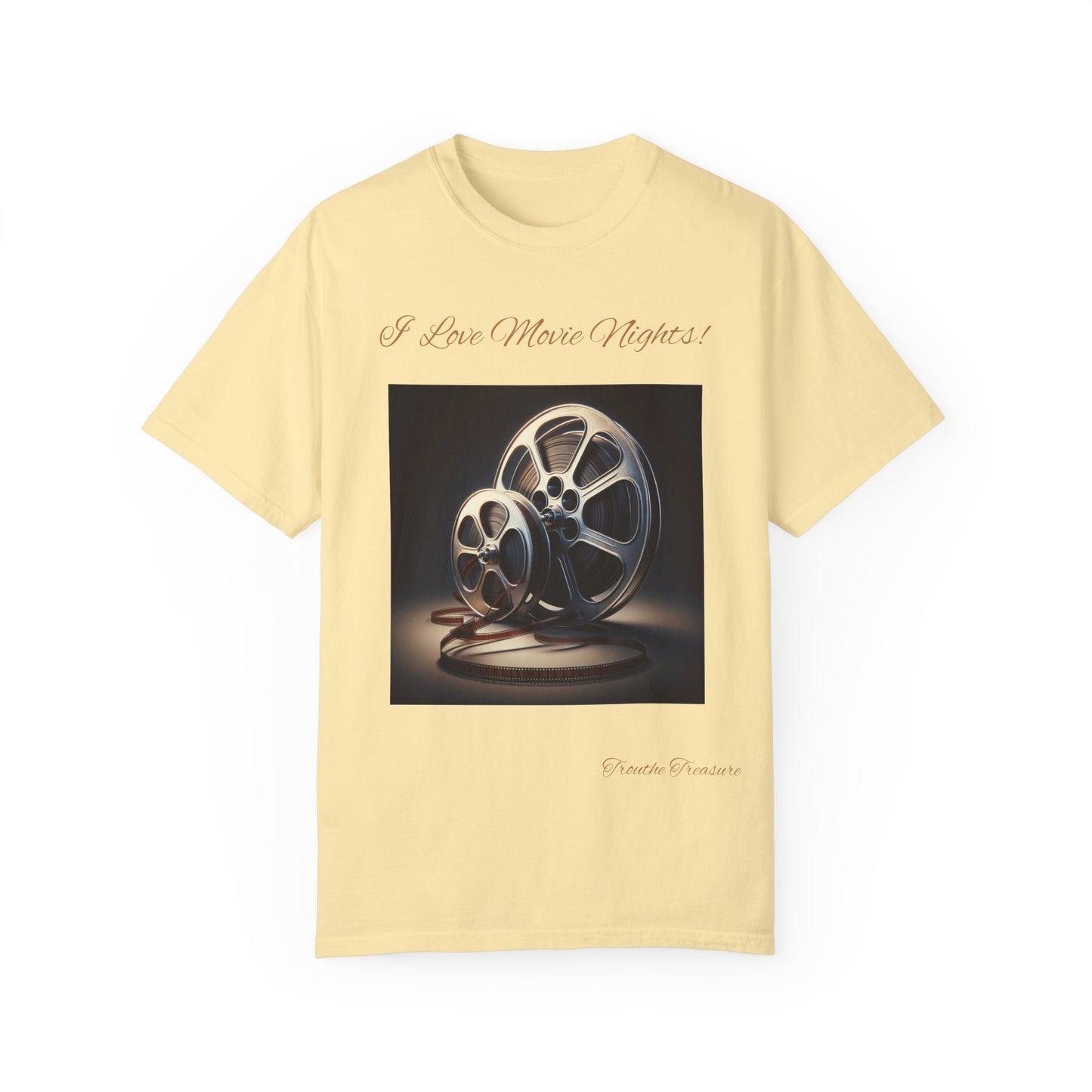 Movie Nights - Unisex Garment-Dyed T-shirt