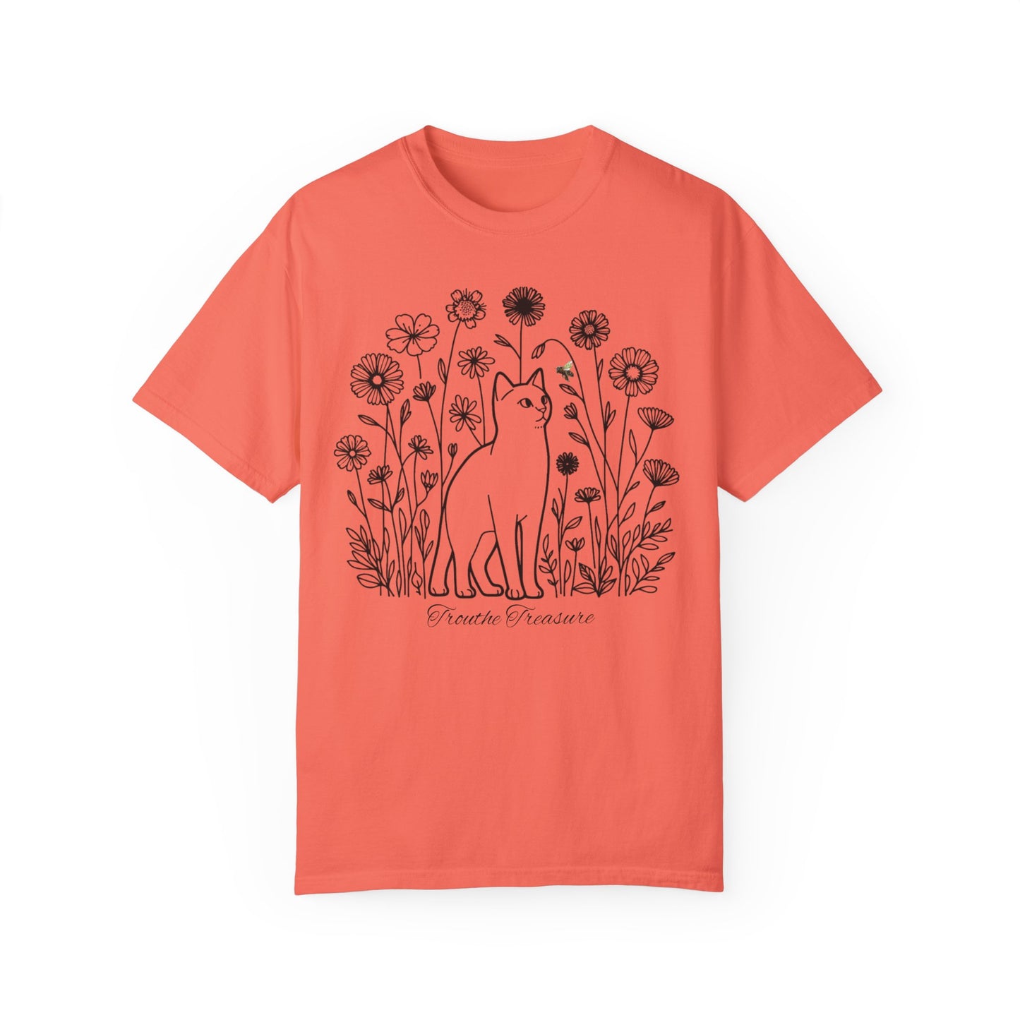 Botanical Cat Unisex T-Shirt - Creative Treasure Design