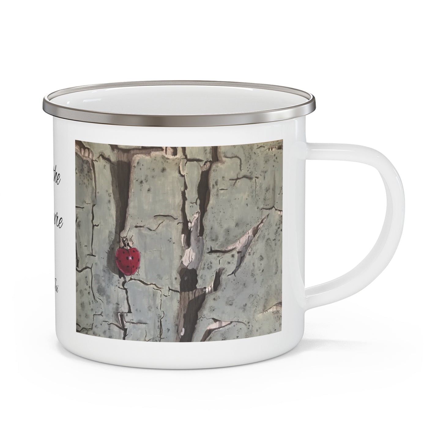Ladybug - Enamel Camping Mug
