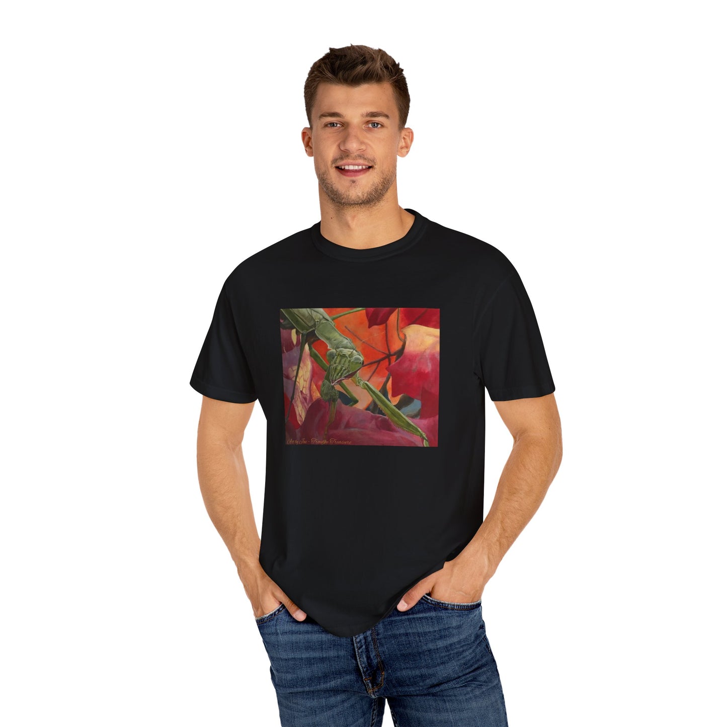 Praying mantis - Unisex Garment-Dyed T-shirt