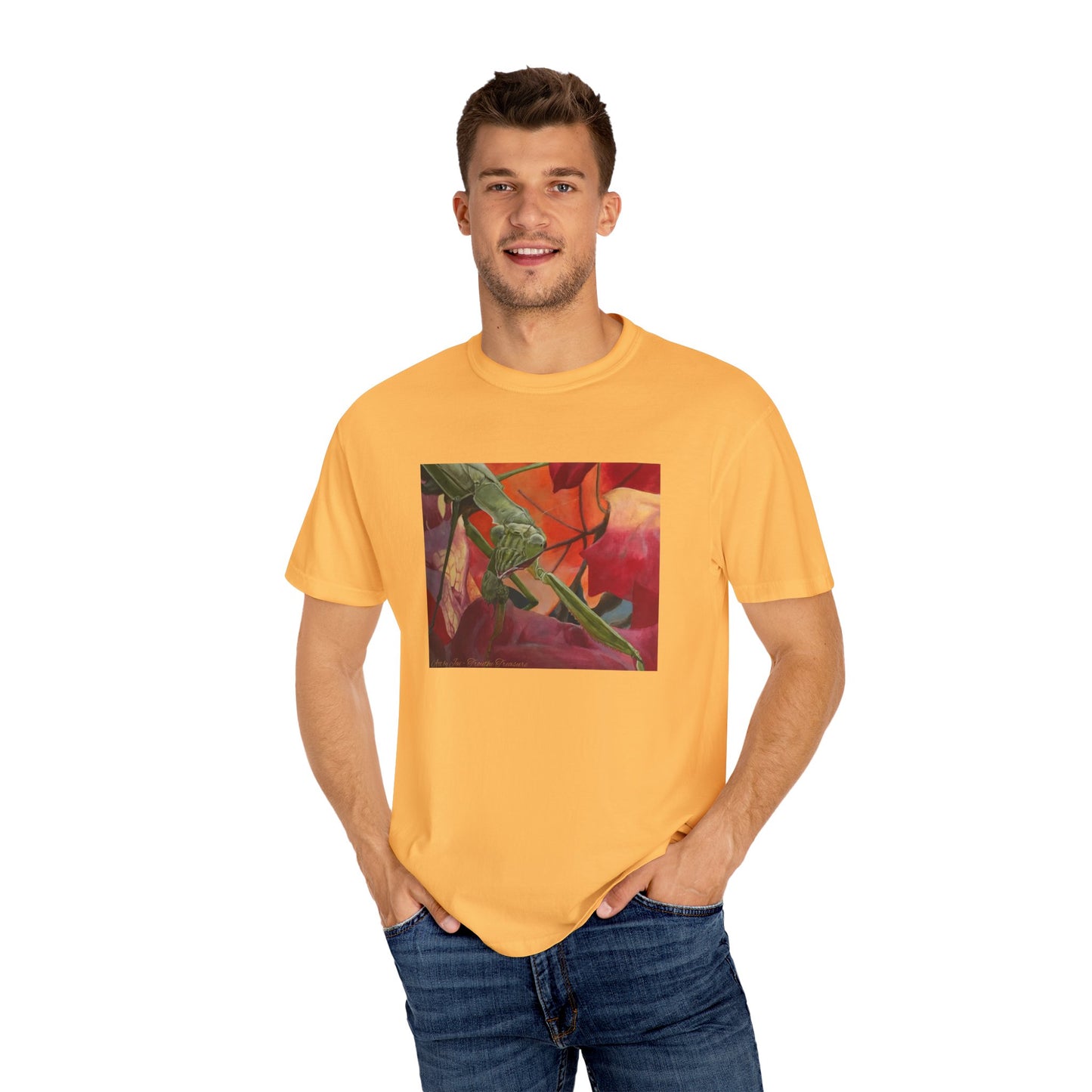 Praying mantis - Unisex Garment-Dyed T-shirt