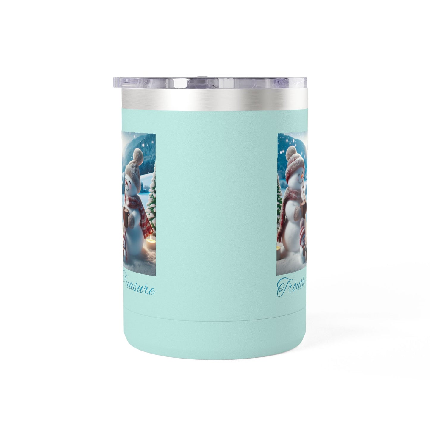 TT Snowman Family - Coffee Mug Tumbler, 15oz