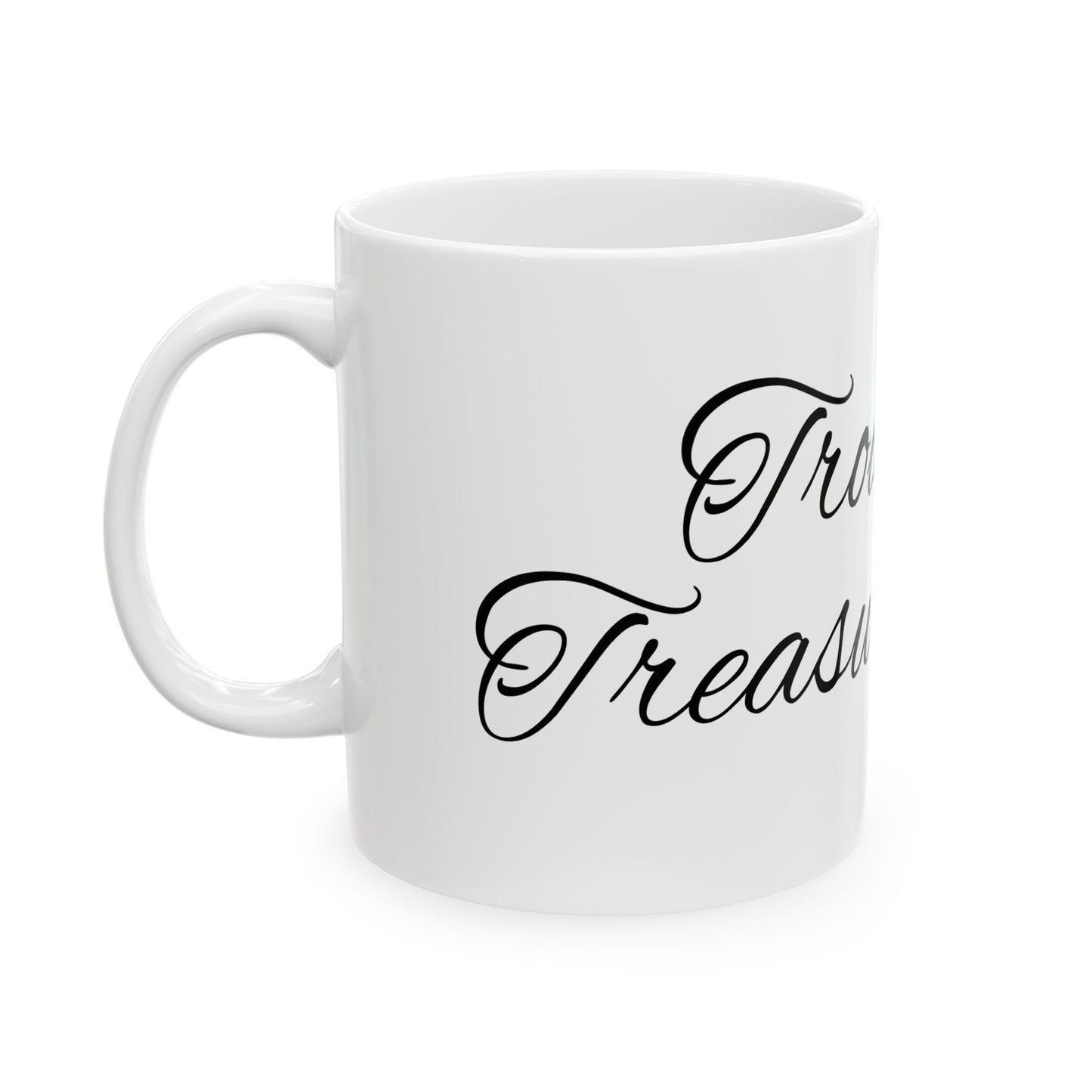 Inspirational Ceramic Mug - 'Trouth the Pleasure' - Perfect for Coffee Lovers and Gift Giving