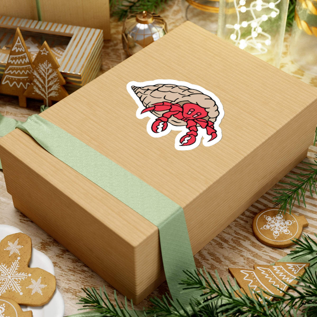 Hermit crab - Kiss-Cut Stickers