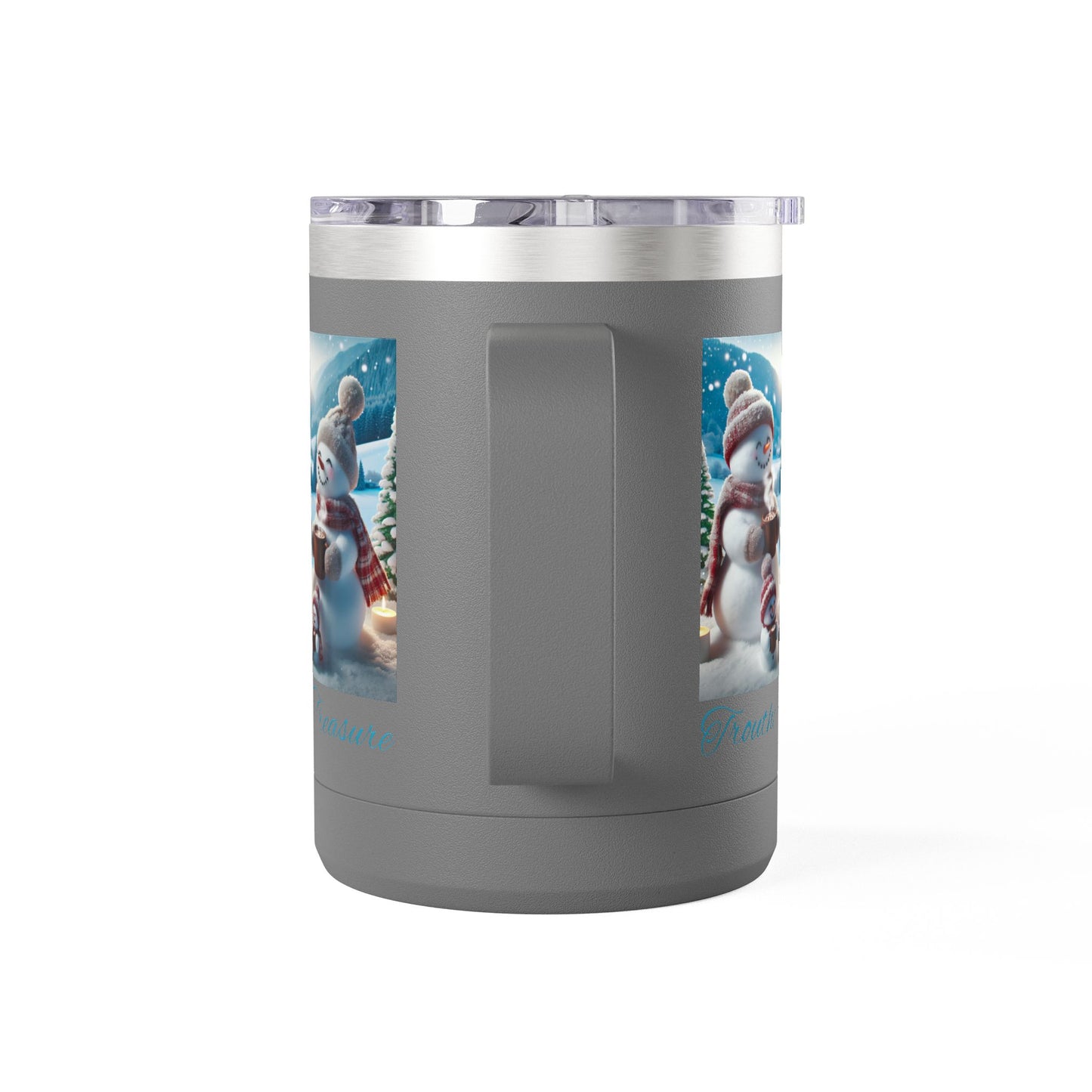 TT Snowman Family - Coffee Mug Tumbler, 15oz