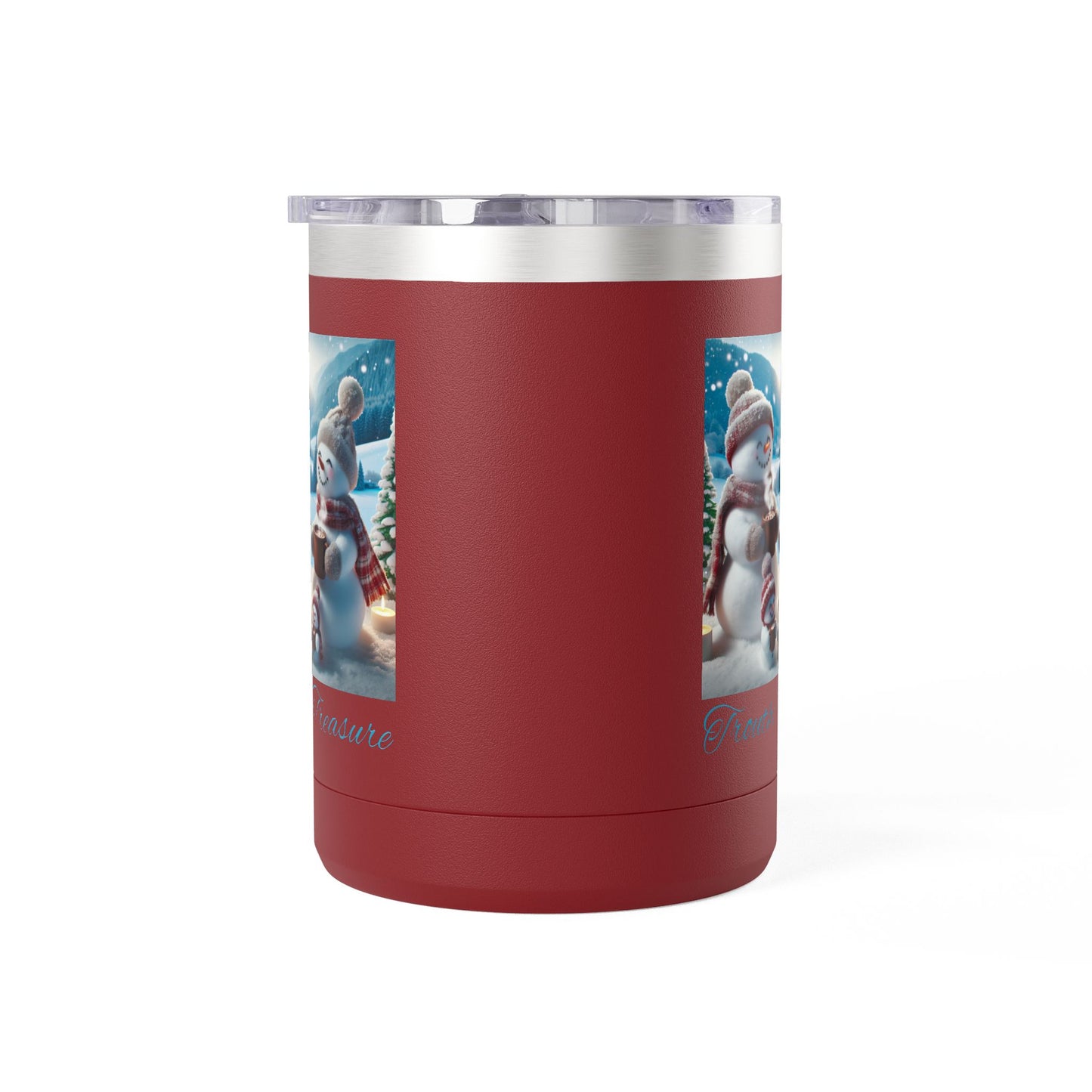 TT Snowman Family - Coffee Mug Tumbler, 15oz