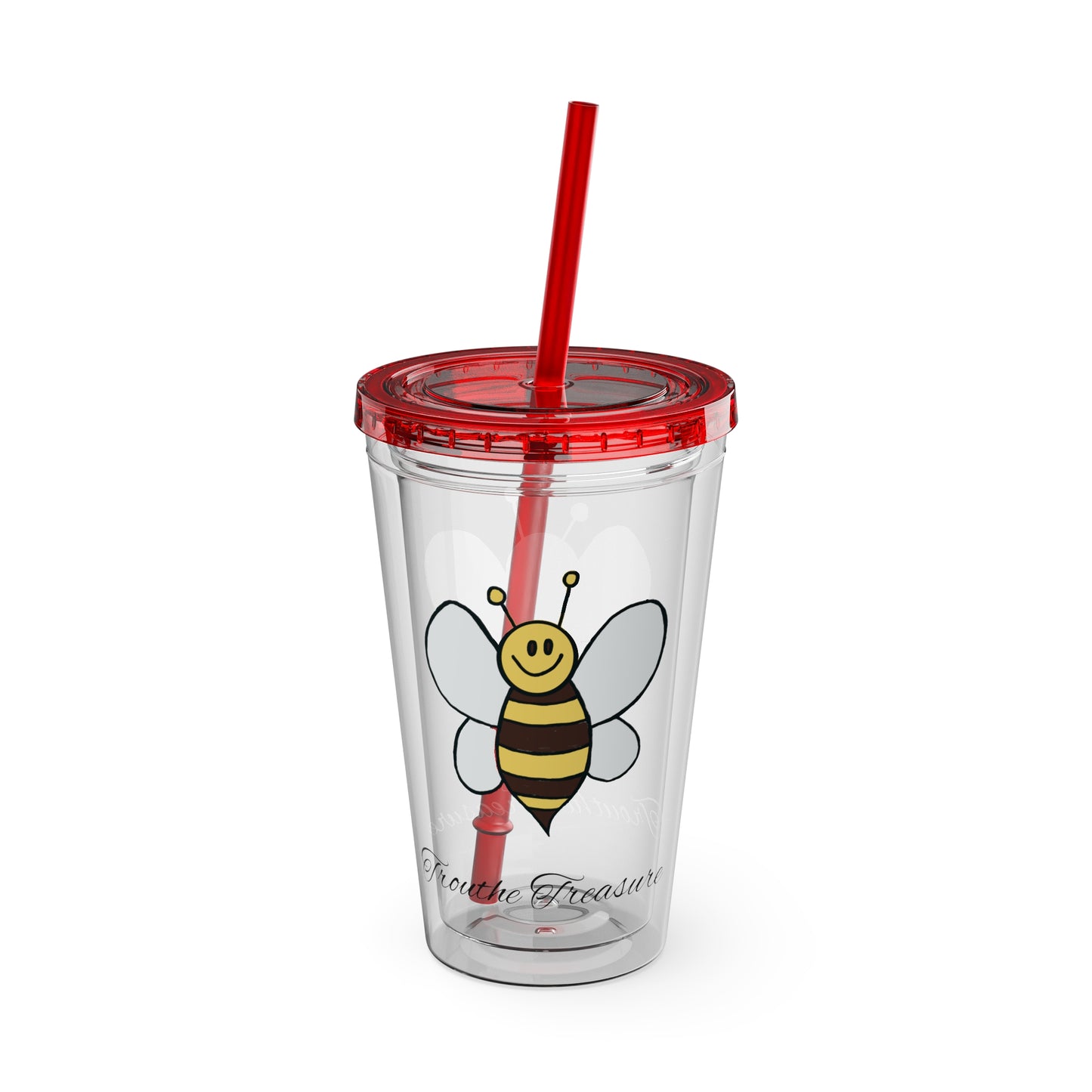 Bee - Sunsplash Tumbler with Straw, 16oz