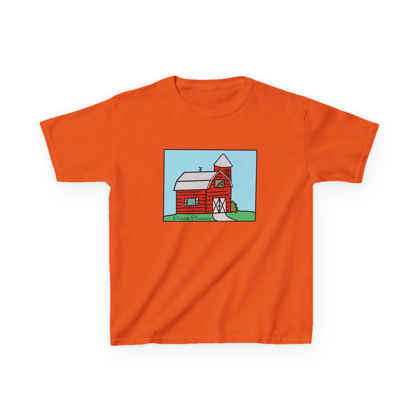 Red barn - Kids Heavy Cotton™ Tee