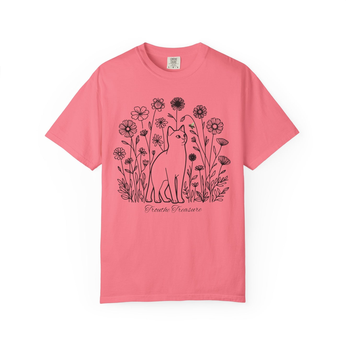 Botanical Cat Unisex T-Shirt - Creative Treasure Design