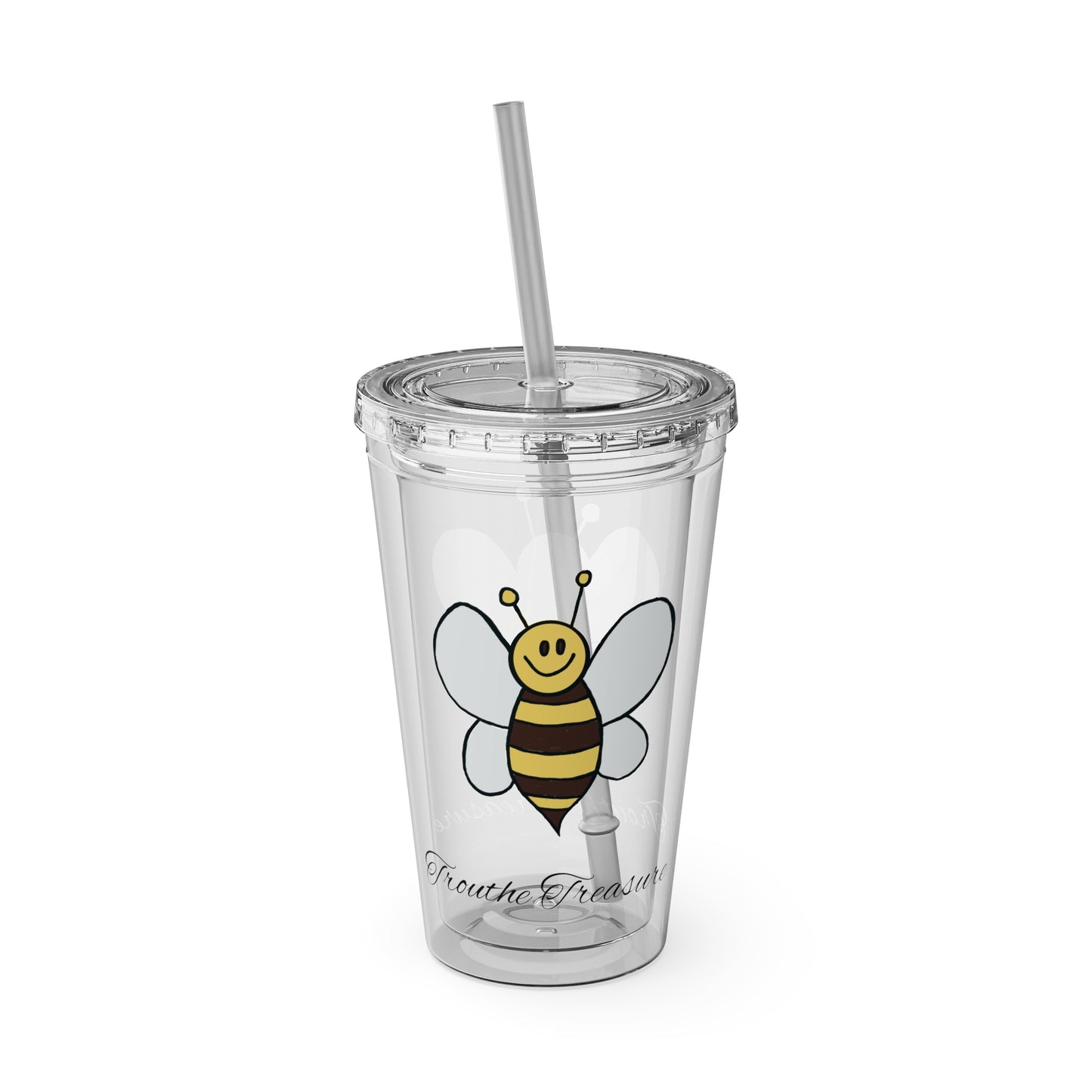 Bee - Sunsplash Tumbler with Straw, 16oz