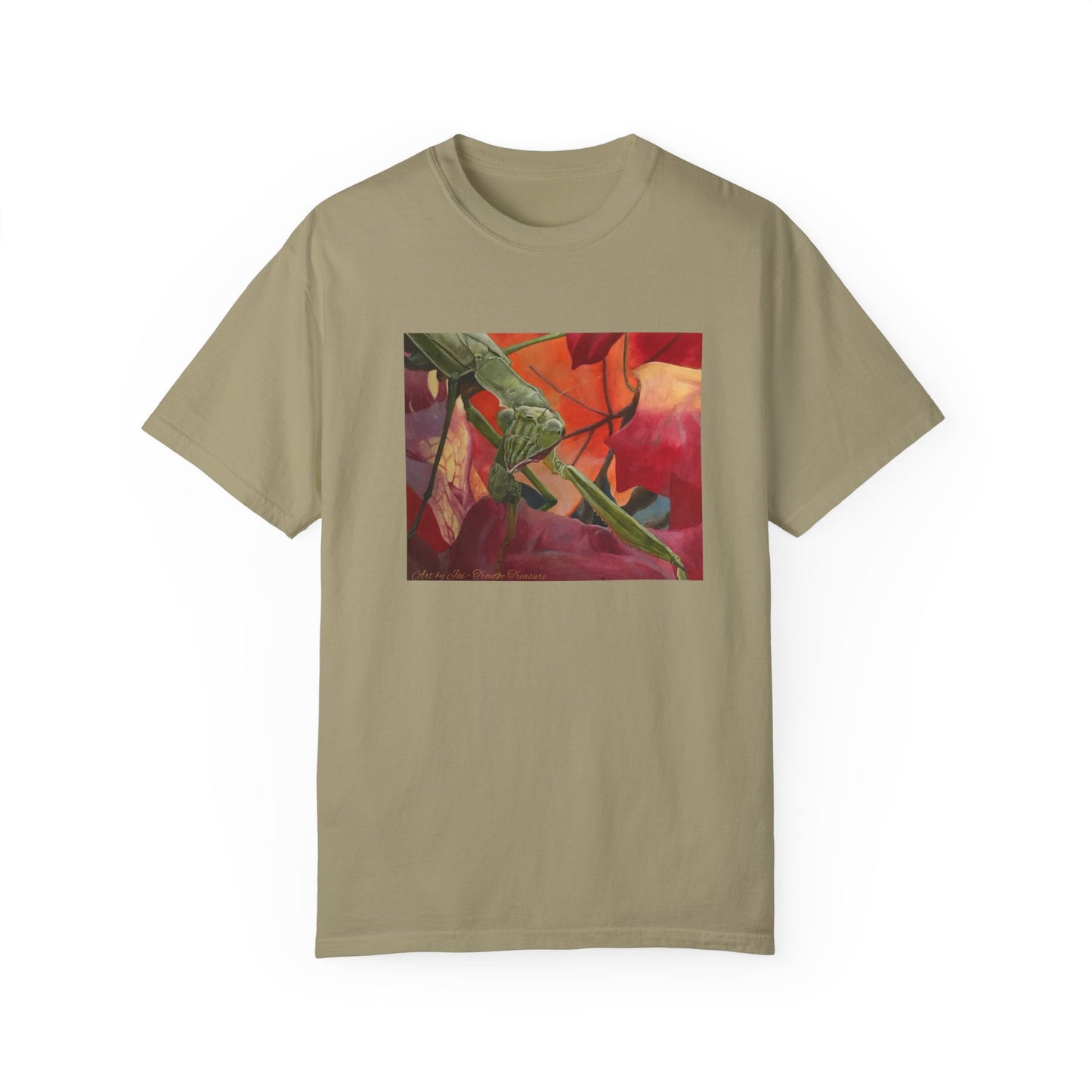 Praying mantis - Unisex Garment-Dyed T-shirt