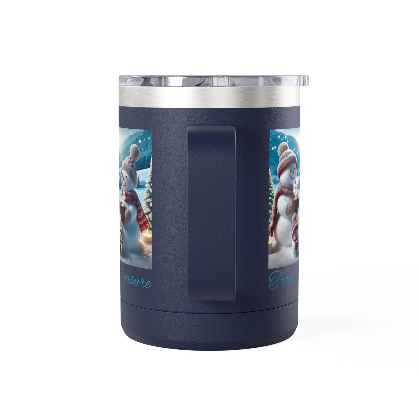 TT Snowman Family - Coffee Mug Tumbler, 15oz