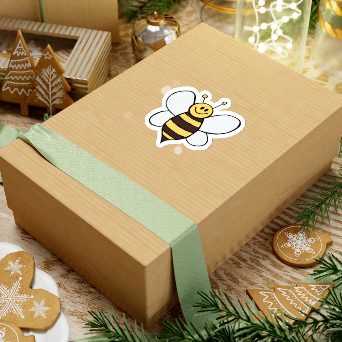 Cute bee - Kiss-Cut Stickers