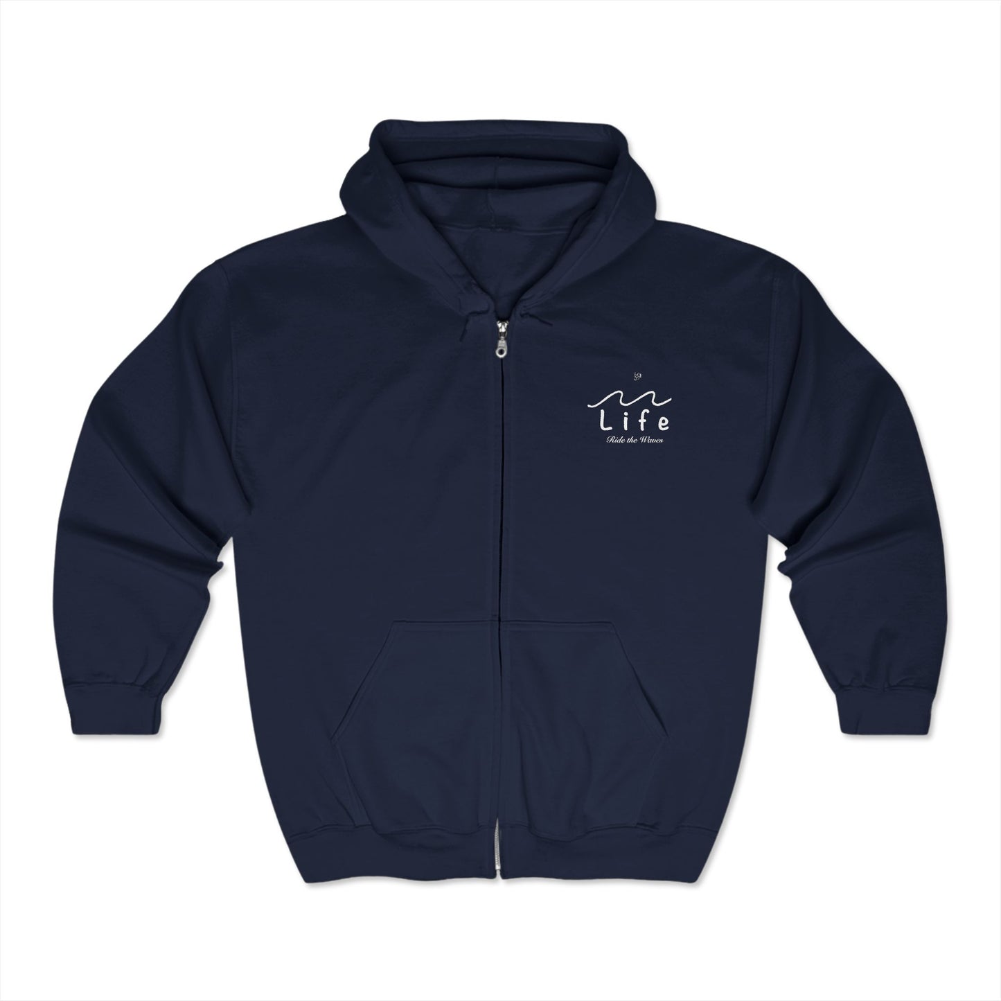 Life’s Waves - Unisex Heavy Blend™ Full Zip Hooded Sweatshirt