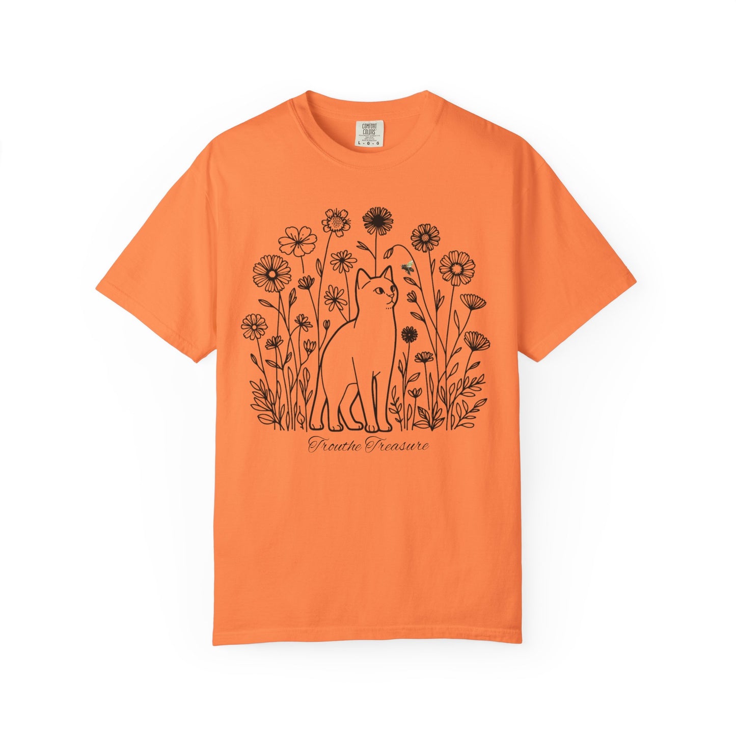 Botanical Cat Unisex T-Shirt - Creative Treasure Design