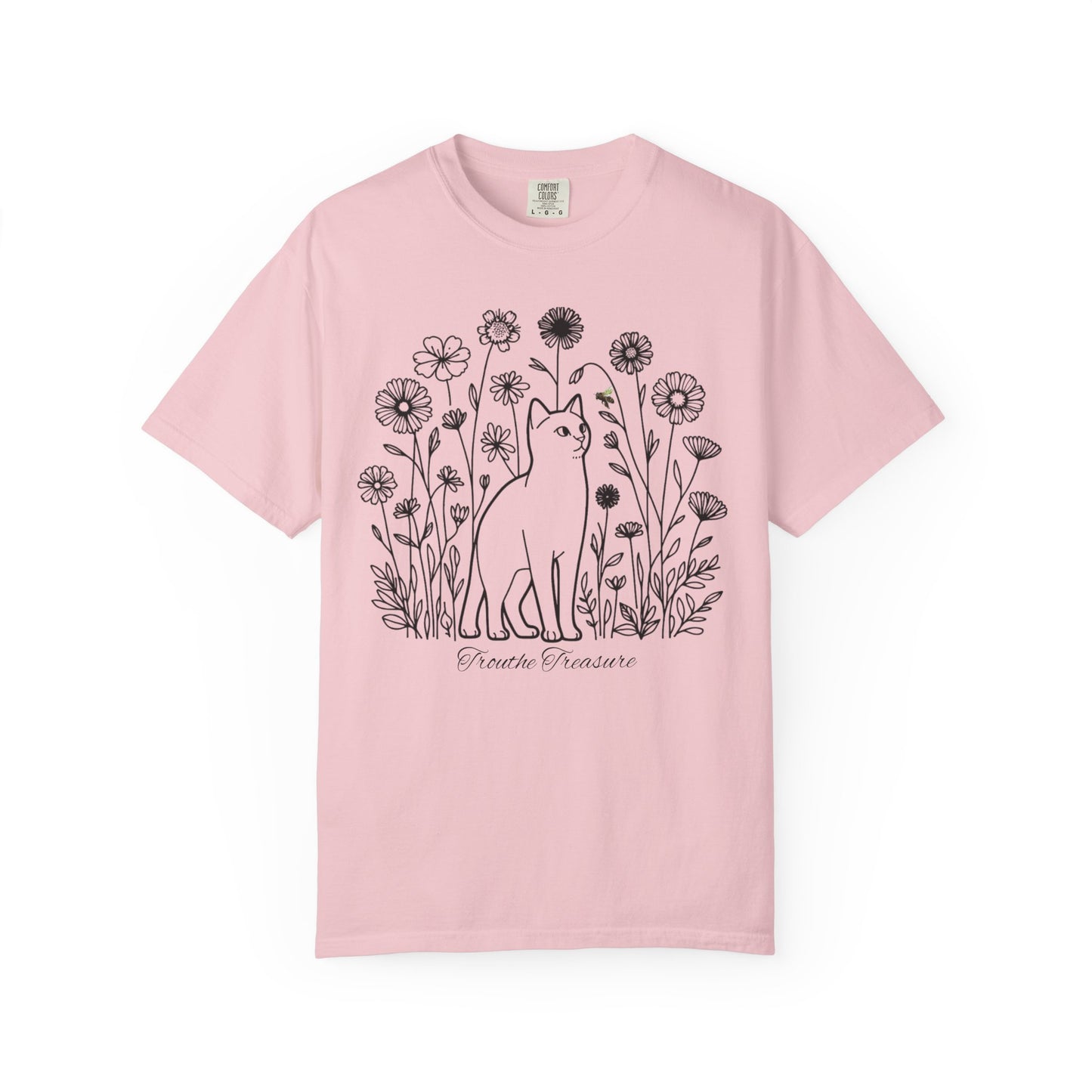 Botanical Cat Unisex T-Shirt - Creative Treasure Design
