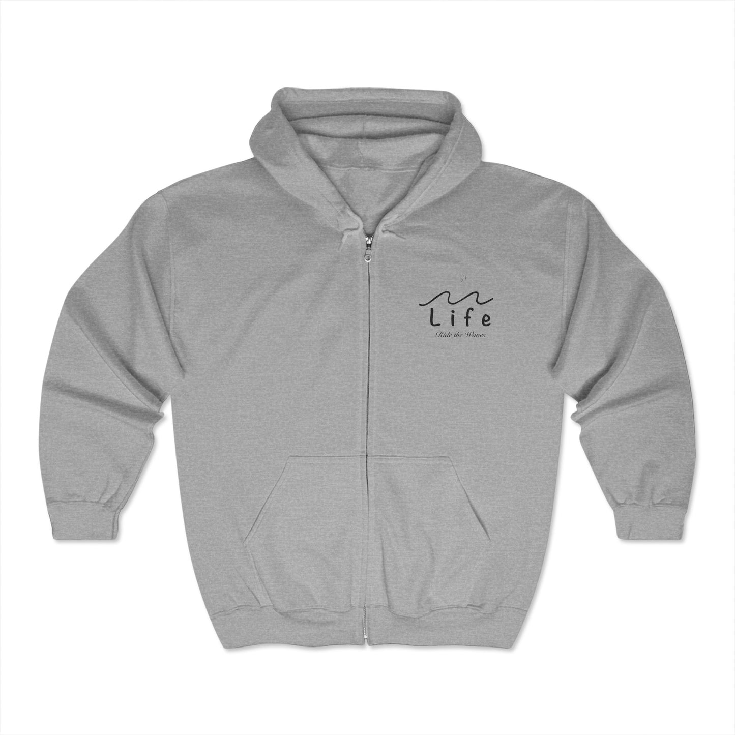 Life’s Waves - Unisex Heavy Blend™ Full Zip Hooded Sweatshirt