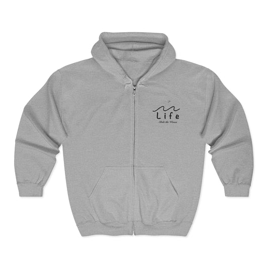 Life’s Waves - Unisex Heavy Blend™ Full Zip Hooded Sweatshirt