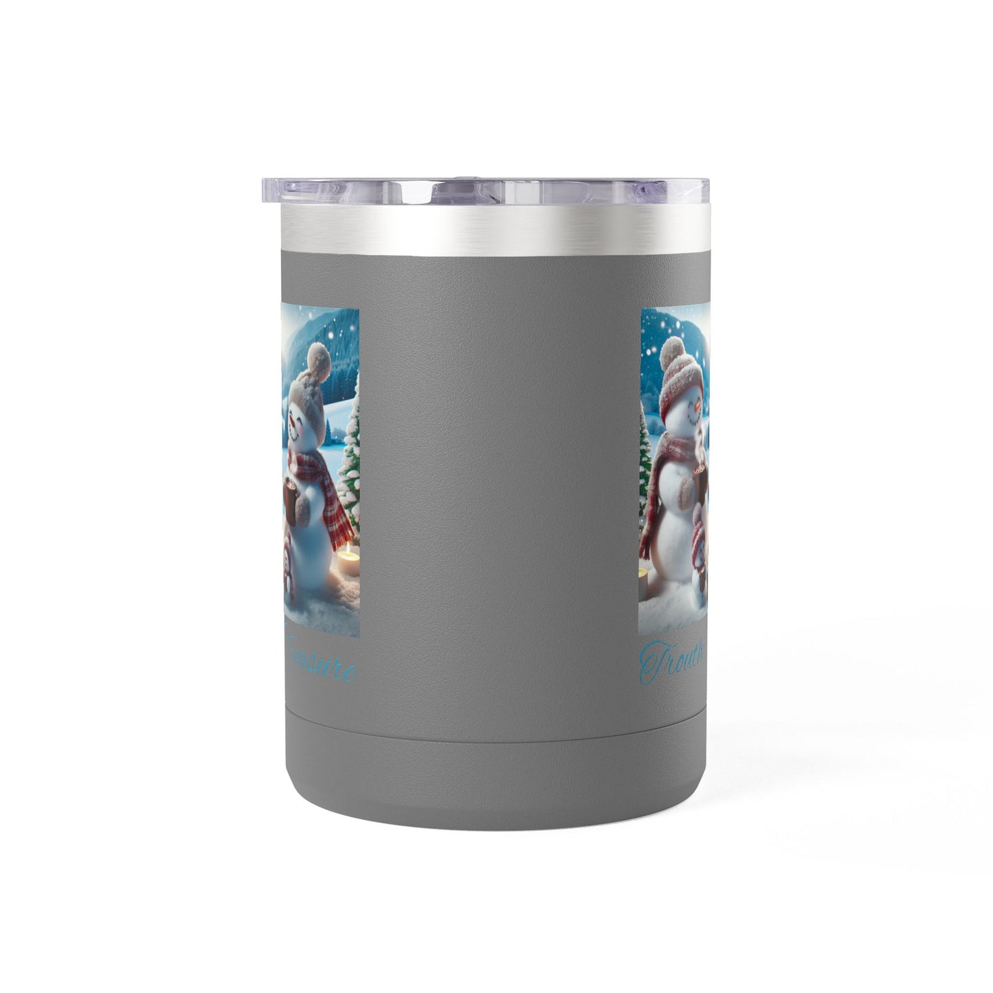 TT Snowman Family - Coffee Mug Tumbler, 15oz