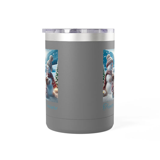 TT Snowman Family - Coffee Mug Tumbler, 15oz