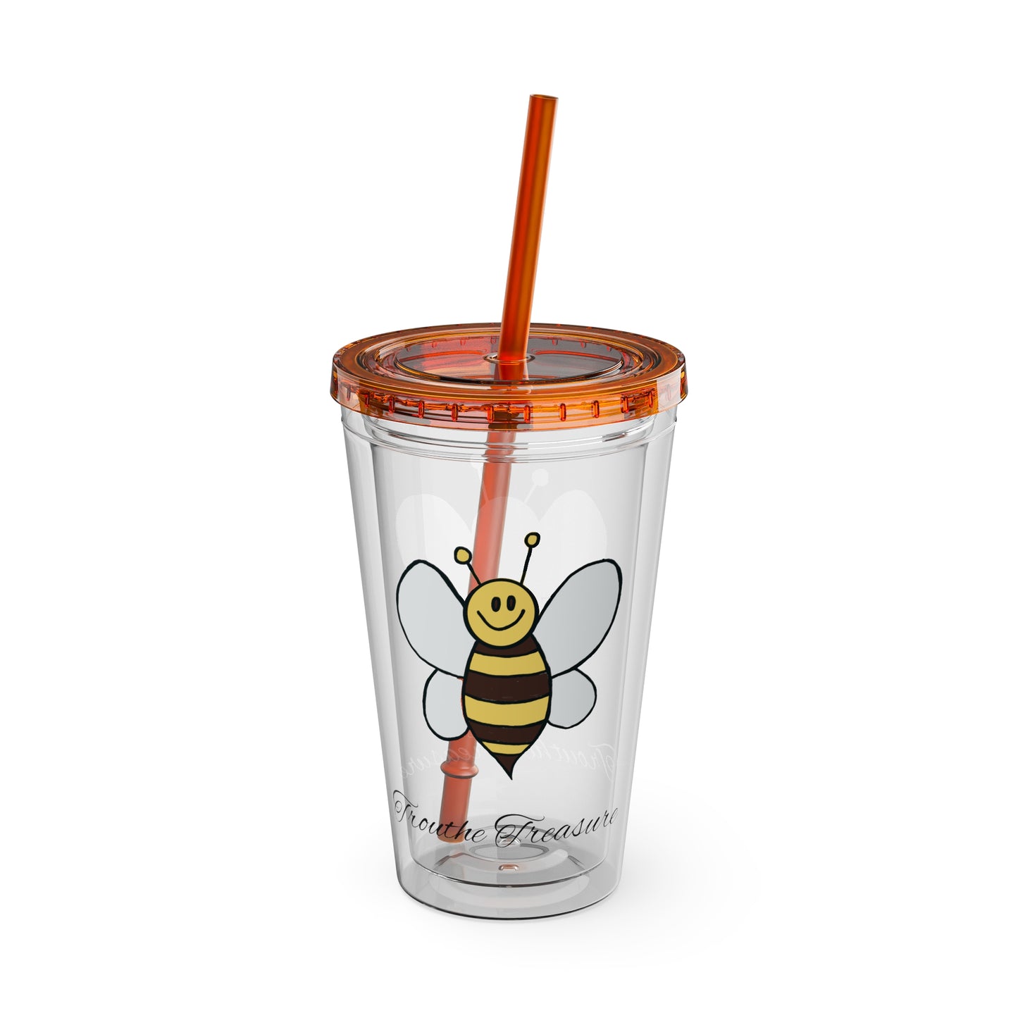 Bee - Sunsplash Tumbler with Straw, 16oz