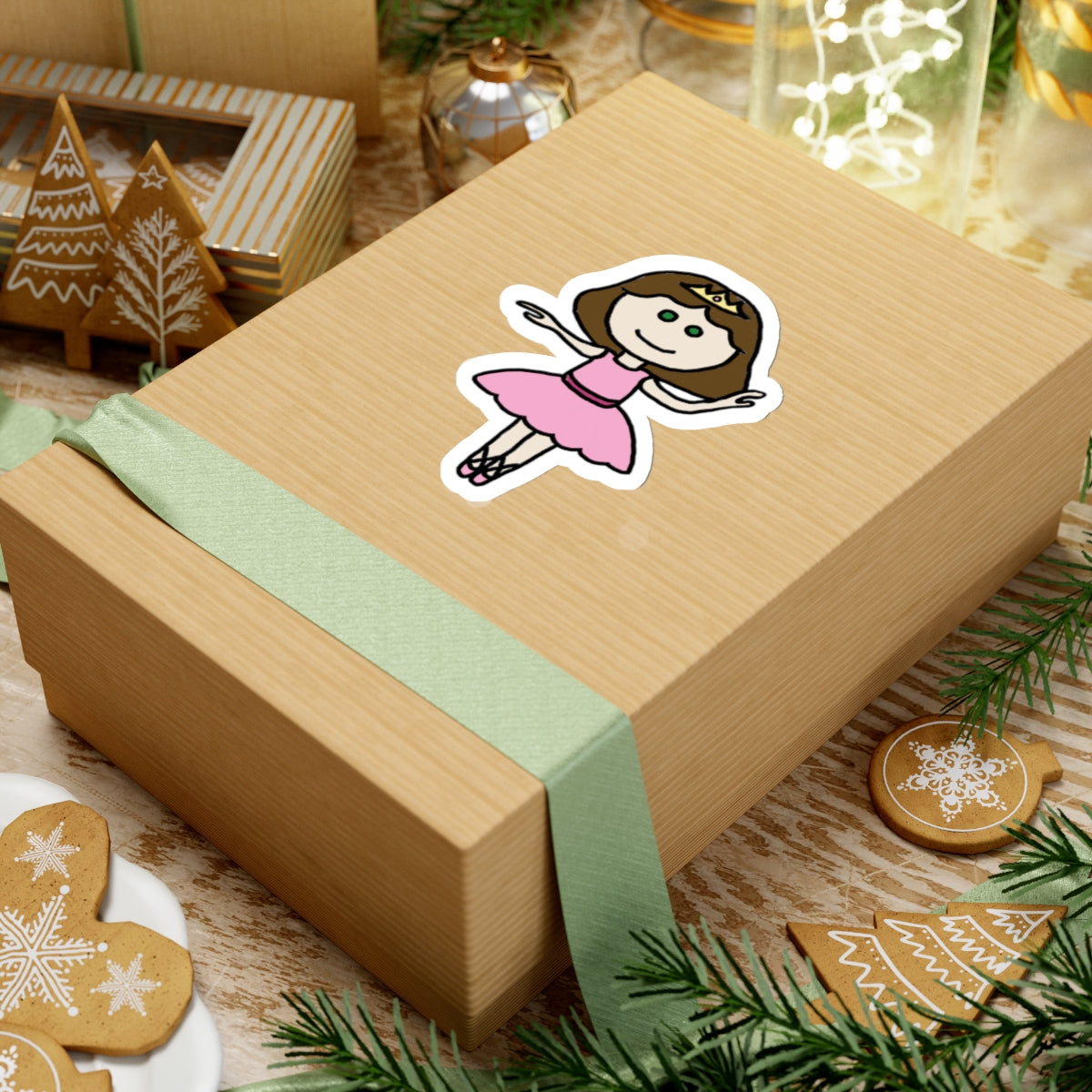 Ballerina - Kiss-Cut Stickers