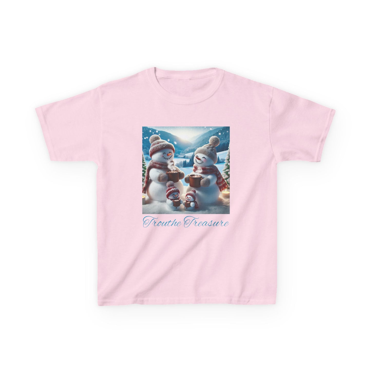 TT Snowman Family -  Kids Heavy Cotton™ Tee