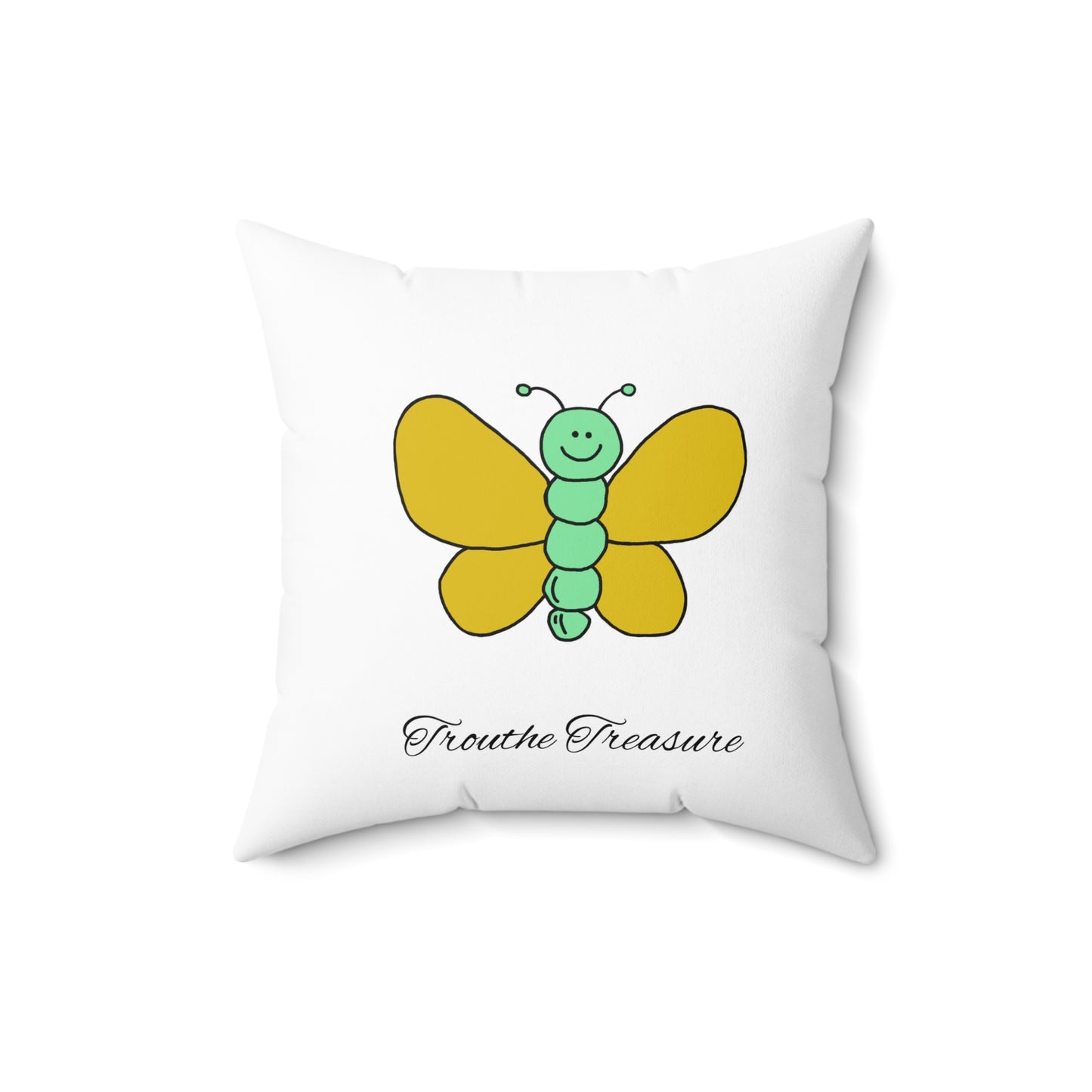 Butterfly - Spun Polyester Square Pillow