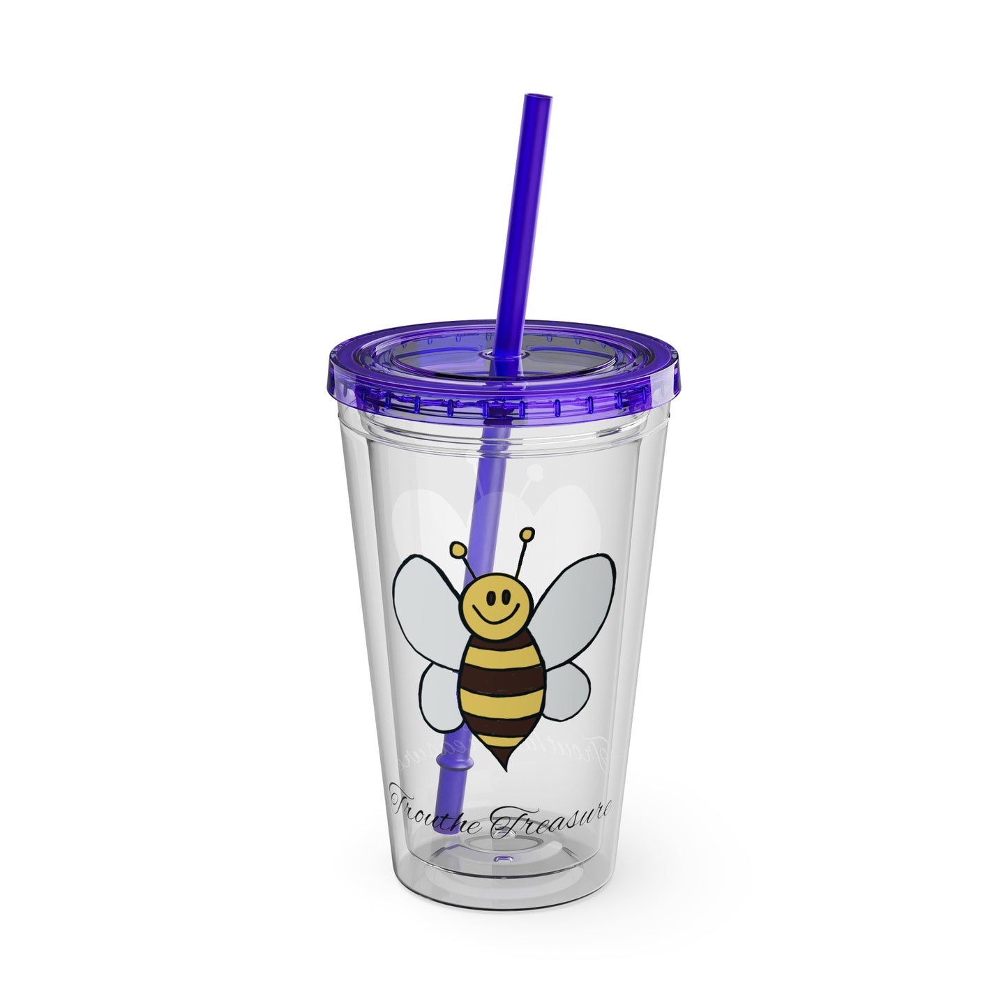 Bee - Sunsplash Tumbler with Straw, 16oz