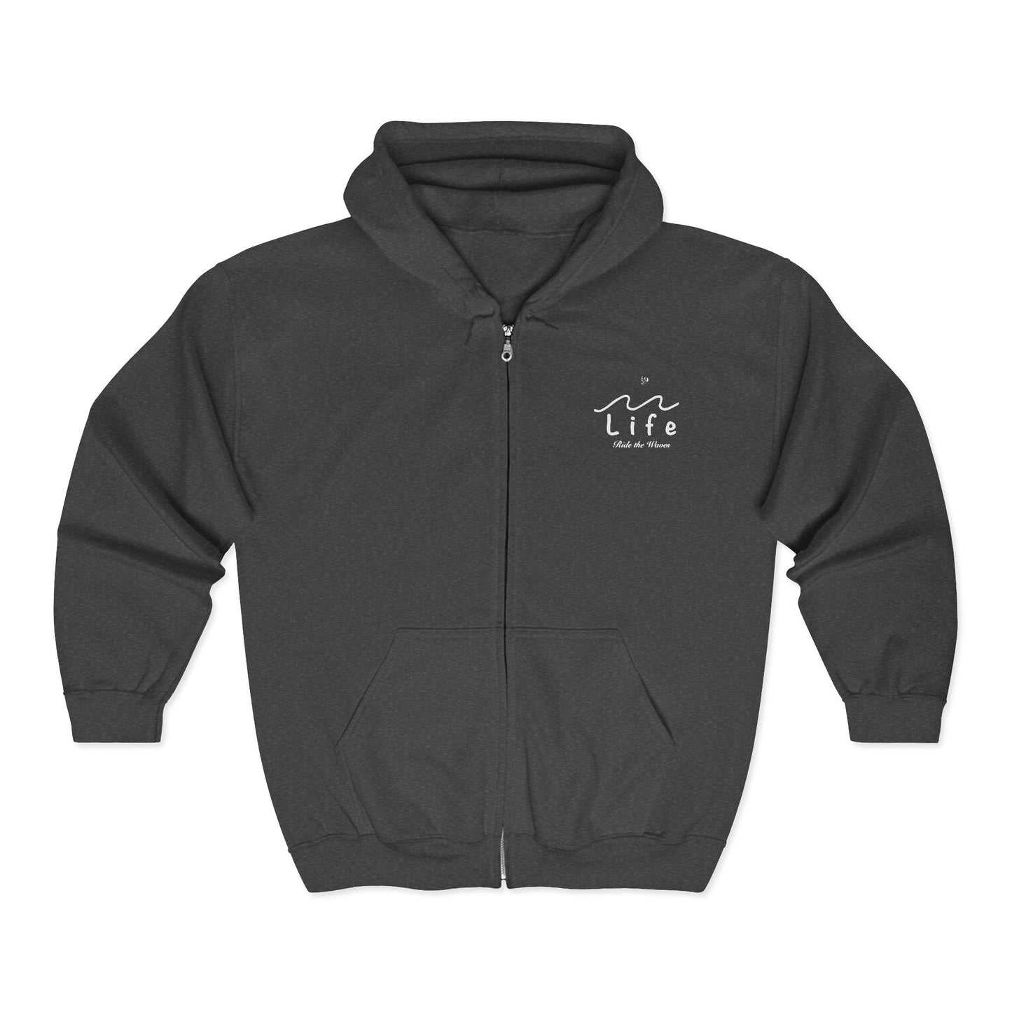 Life’s Waves - Unisex Heavy Blend™ Full Zip Hooded Sweatshirt