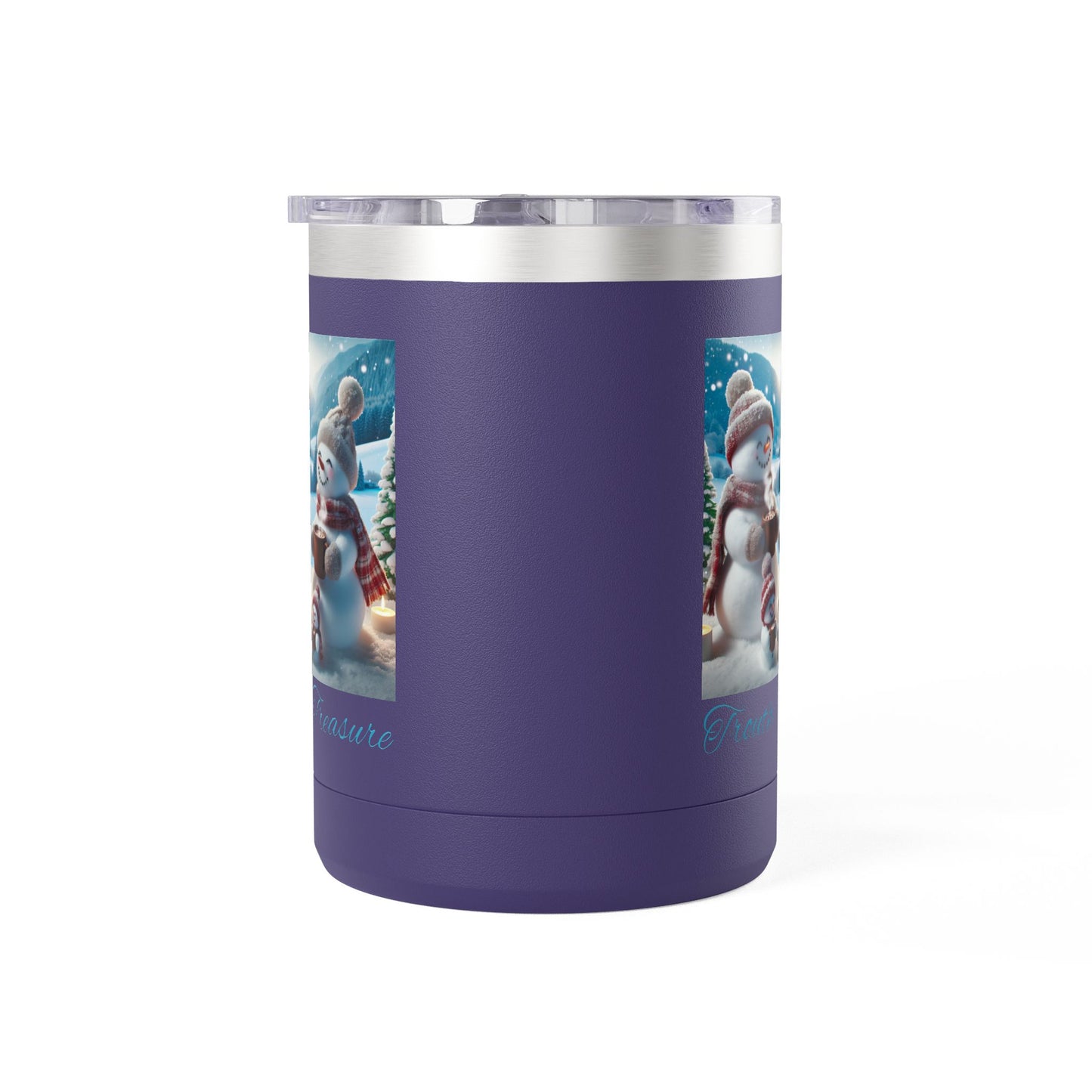 TT Snowman Family - Coffee Mug Tumbler, 15oz