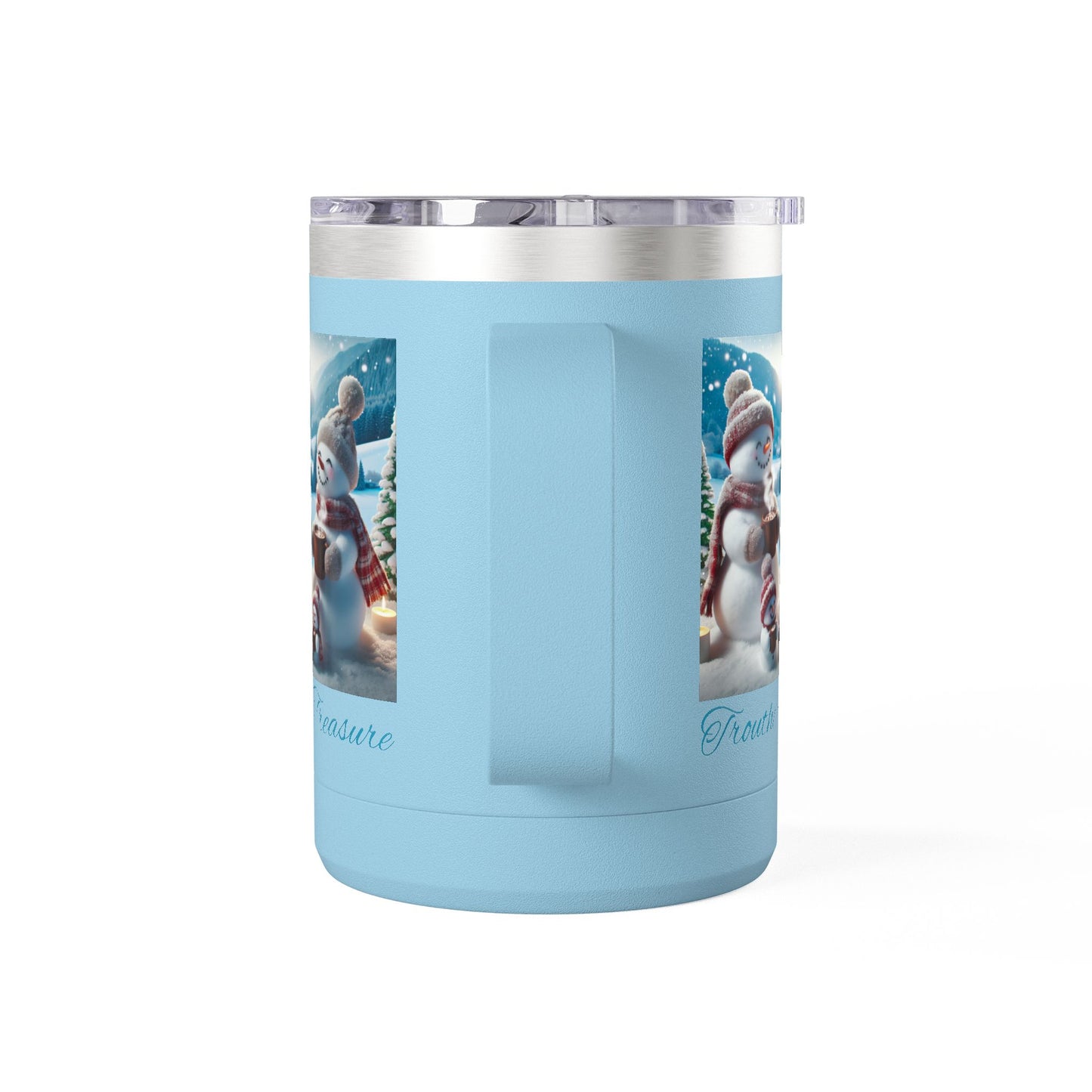TT Snowman Family - Coffee Mug Tumbler, 15oz