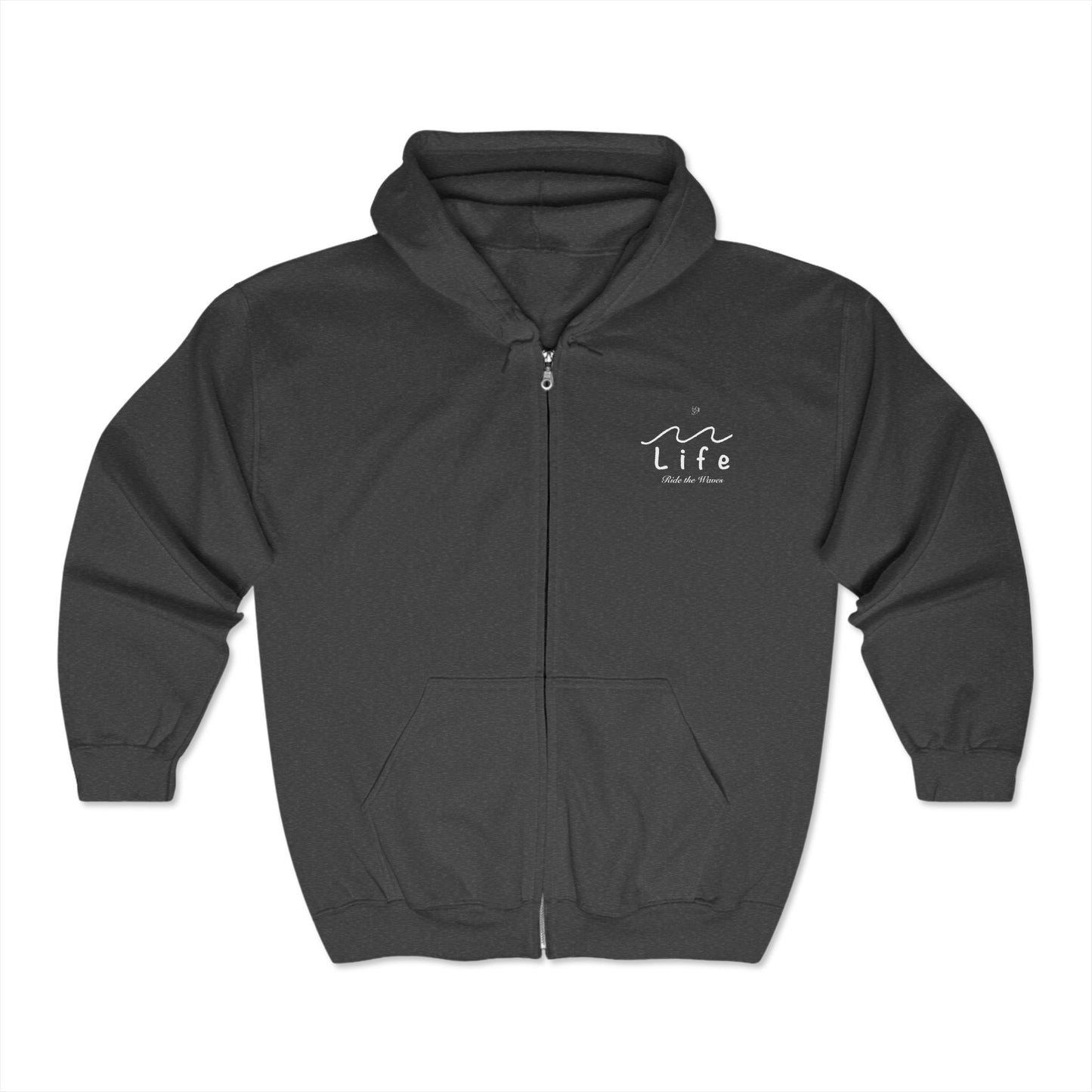 Life’s Waves - Unisex Heavy Blend™ Full Zip Hooded Sweatshirt